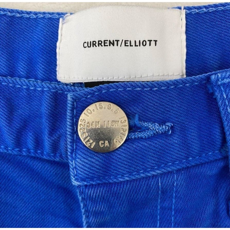 Current/Elliot NWT Current/Elliott Women's 25 Boyfriend Denim Shorts Blue Size 25" / US 0 / IT 36 - 4 Thumbnail