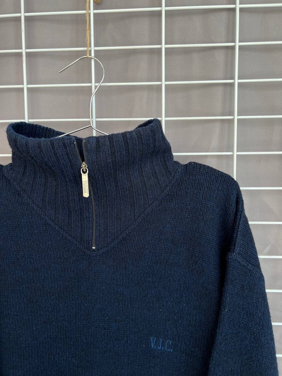 Versace Jeans Couture Versace Jeans Couture Half Zip Vintage Sweater Mens Size L Size US L / EU 52-54 / 3 - 6 Thumbnail