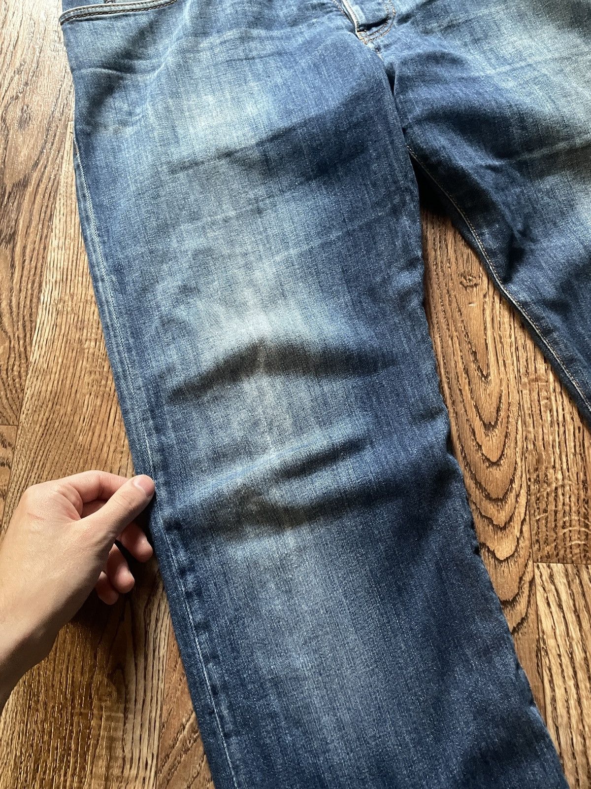 Armani Armani Jeans Metal Logo Pants Blue Mens 38 Size US 38 / EU 54 - 8 Thumbnail