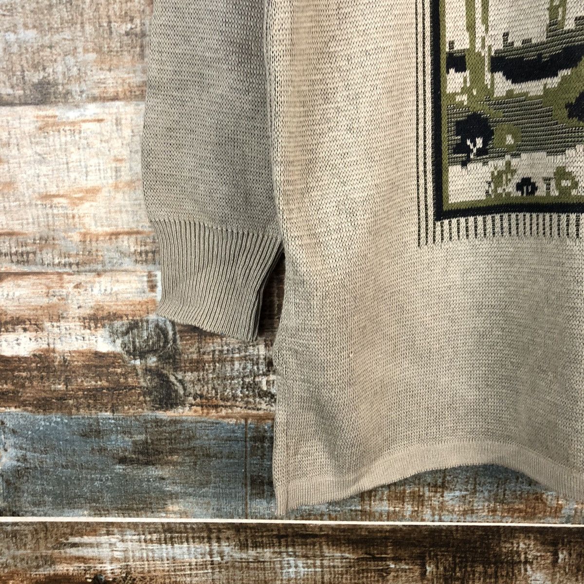 Japanese Brand Jarause art streetwear japan local Brown Knitwear #A2399 Size M / US 6-8 / IT 42-44 - 7 Thumbnail