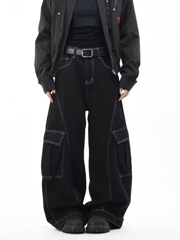 Japanese Brand VIBE Multi-Pocket Cargo Pants Size US 26 / EU 42 - 1 Thumbnail