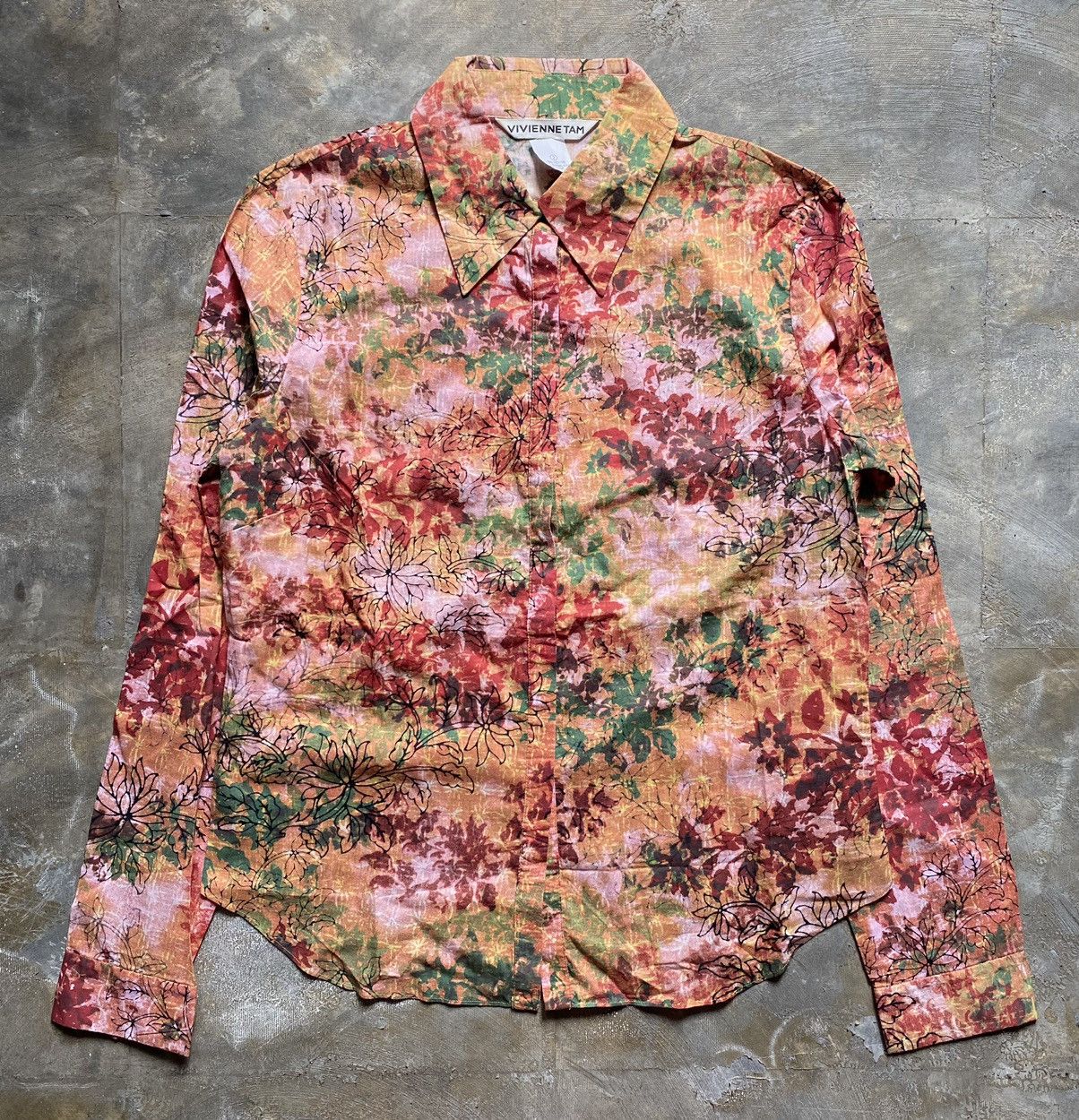 Vivienne Tam 1990s Buddha Printed Shirt Size S / US 4 / IT 40 - 4 Thumbnail
