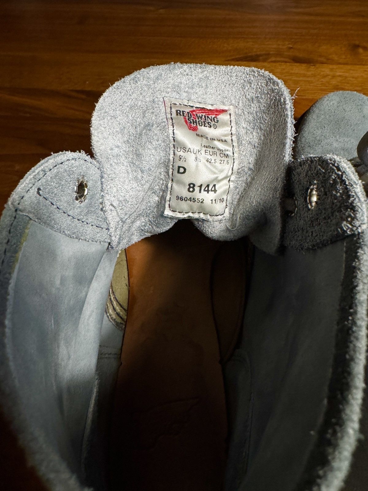 Red Wing Red Wing Boot 8144 Light Grey Suede Size US 9.5 / EU 42-43 - 10 Thumbnail