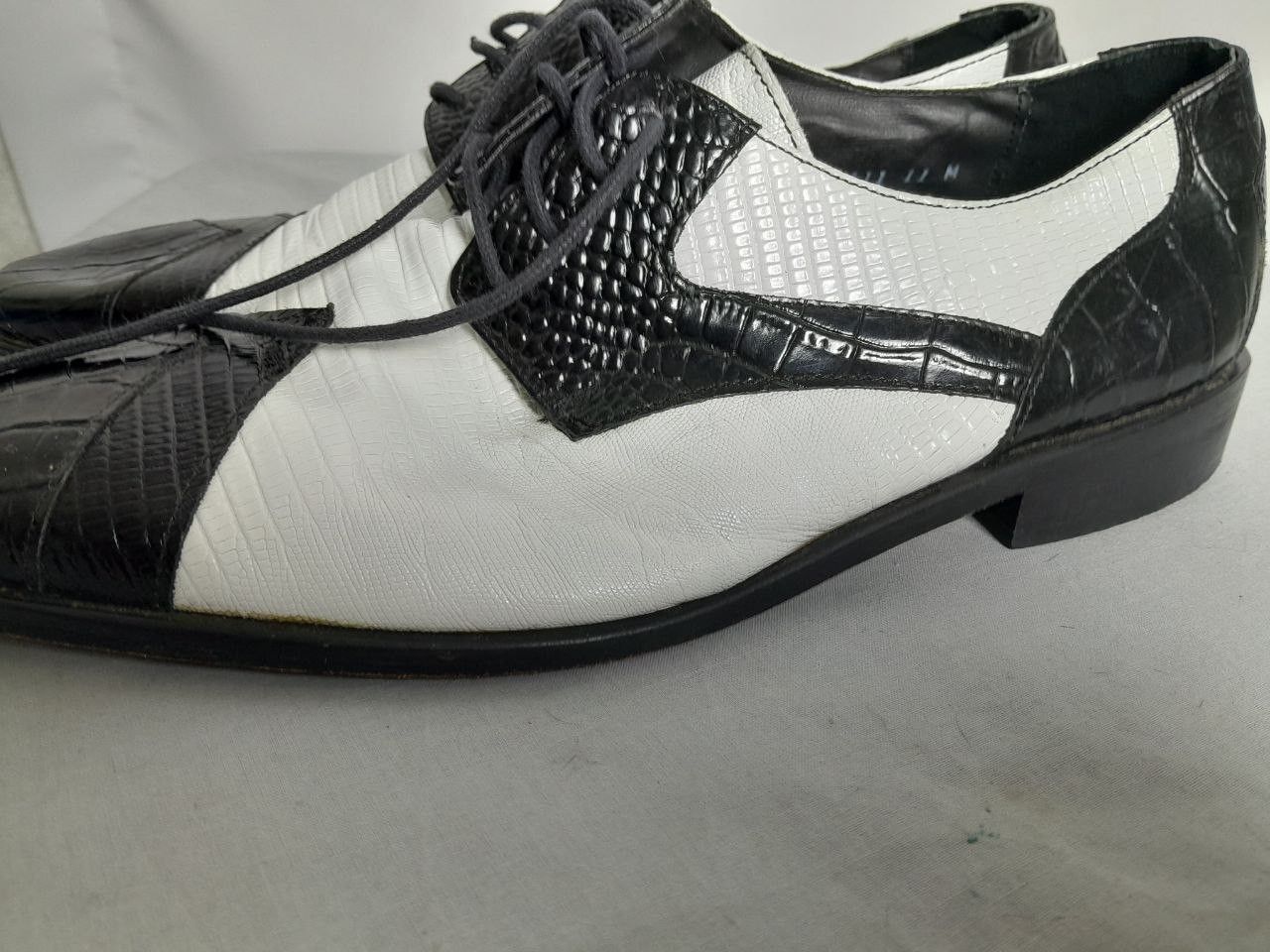Stacy Adams Stacy Adams Men's Black White Oxfords Leather size 13 Size US 13 / EU 46 - 10 Thumbnail