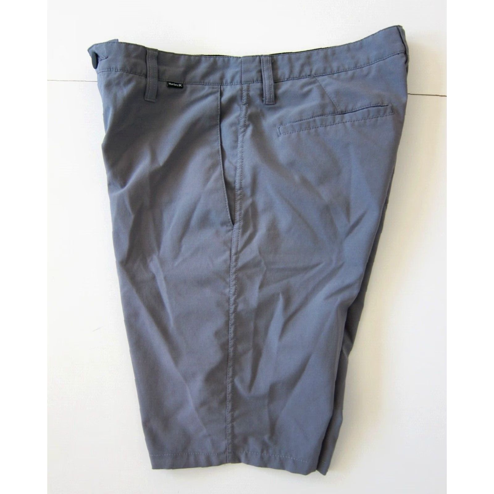 Hurley Hurley Grey Stretch Active Hike Surf Lightweight Chino Short Men 30 Size US 30 / EU 46 - 6 Thumbnail