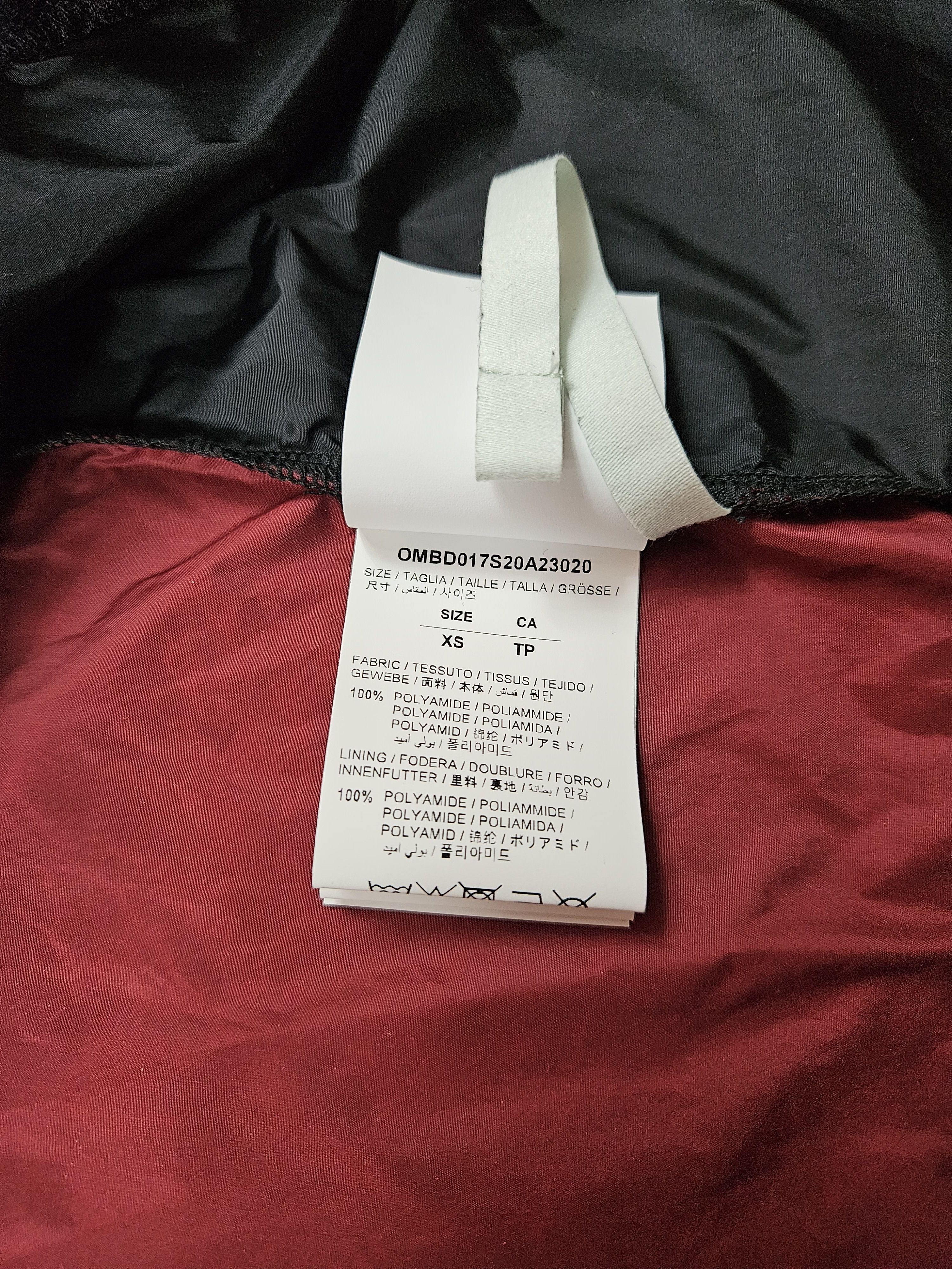 Off-White Off-white SS2020 removable sleeve river trail track top Size US XS / EU 42 / 0 - 16 Thumbnail
