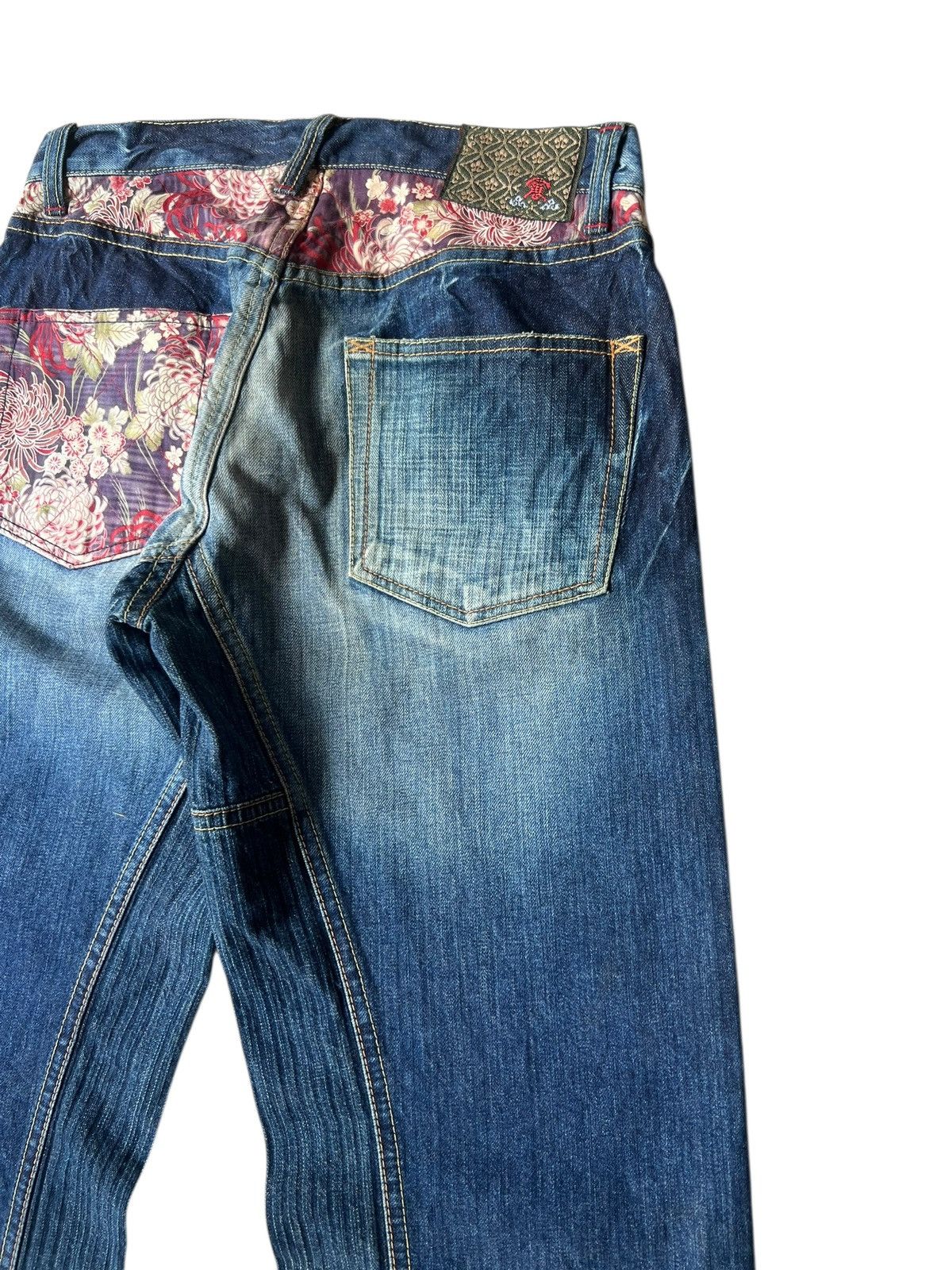 Eternal ETERNAL Japan Distressed Aging Mud Hybrid Denim Loose Jeans Size US 32 / EU 48 - 18 Thumbnail