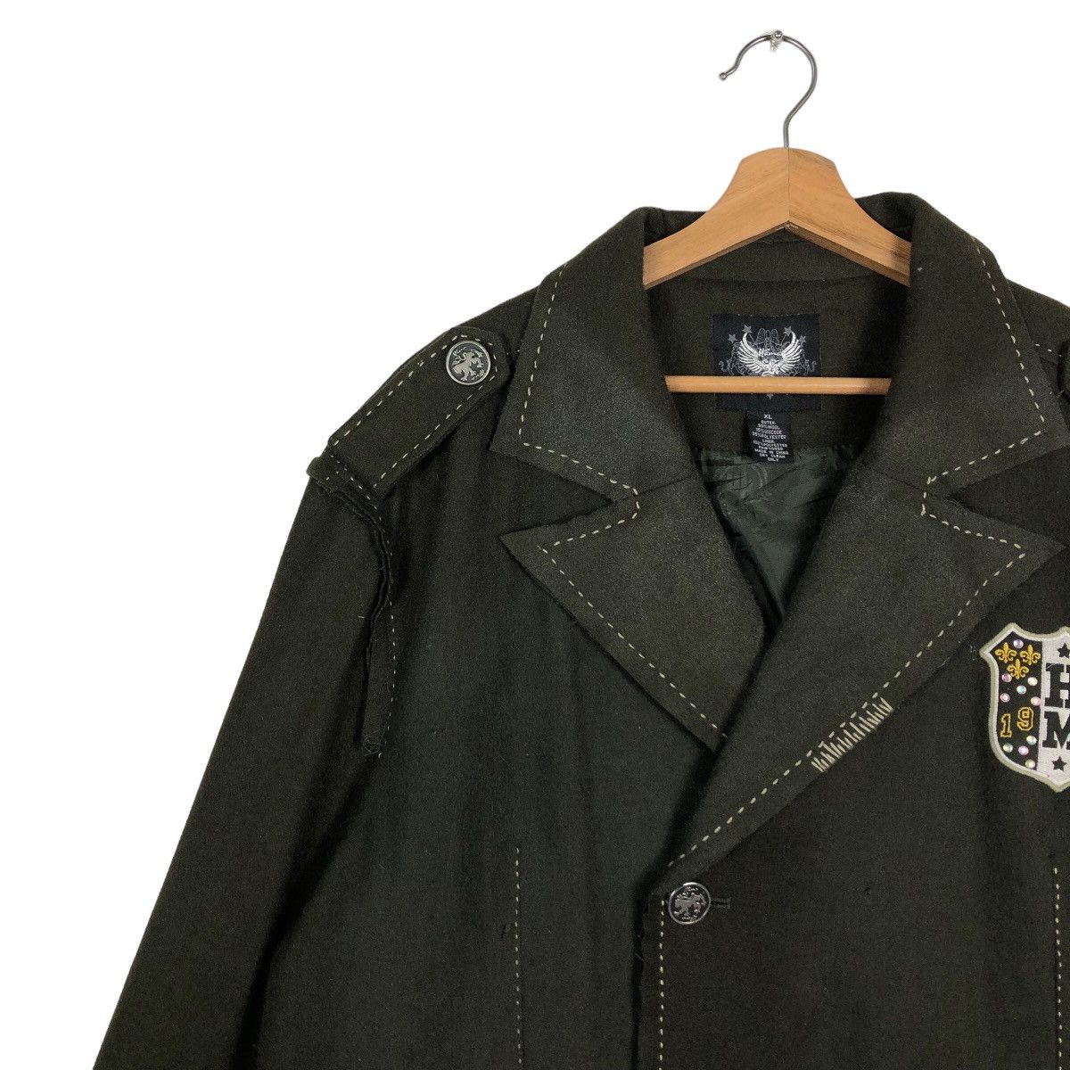 Japanese Brand 🔥90s Hama Vintage Military Army Design Jacket Double Breast Size US XL / EU 56 / 4 - 6 Thumbnail