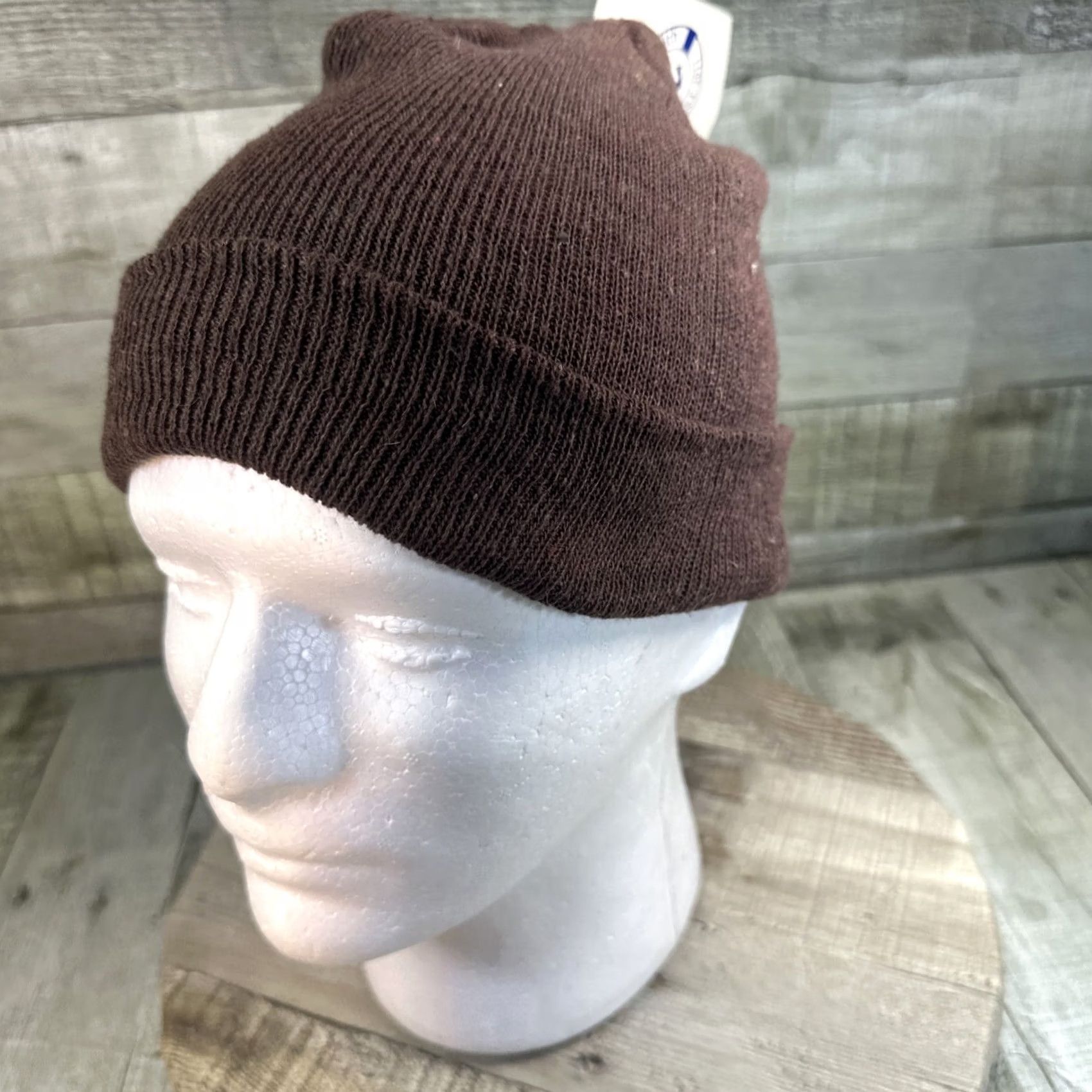 Vintage Yacht & Smith Beanie Unisex Adults One Size Dark Gray Knit Hats Men Women Size ONE SIZE - 5 Thumbnail