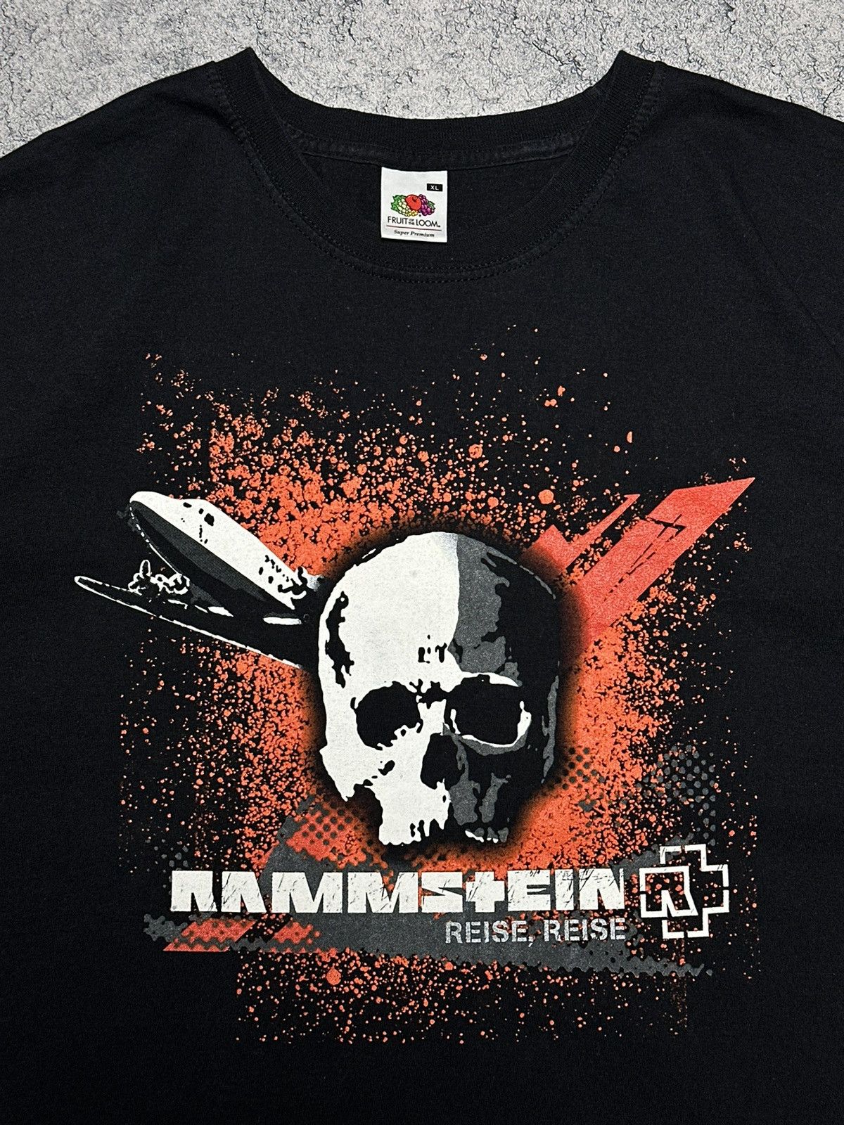 Band Tees Vintage Rammstein Reise Reise Skull Logo T-Shirts Size US XL / EU 56 / 4 - 4 Thumbnail