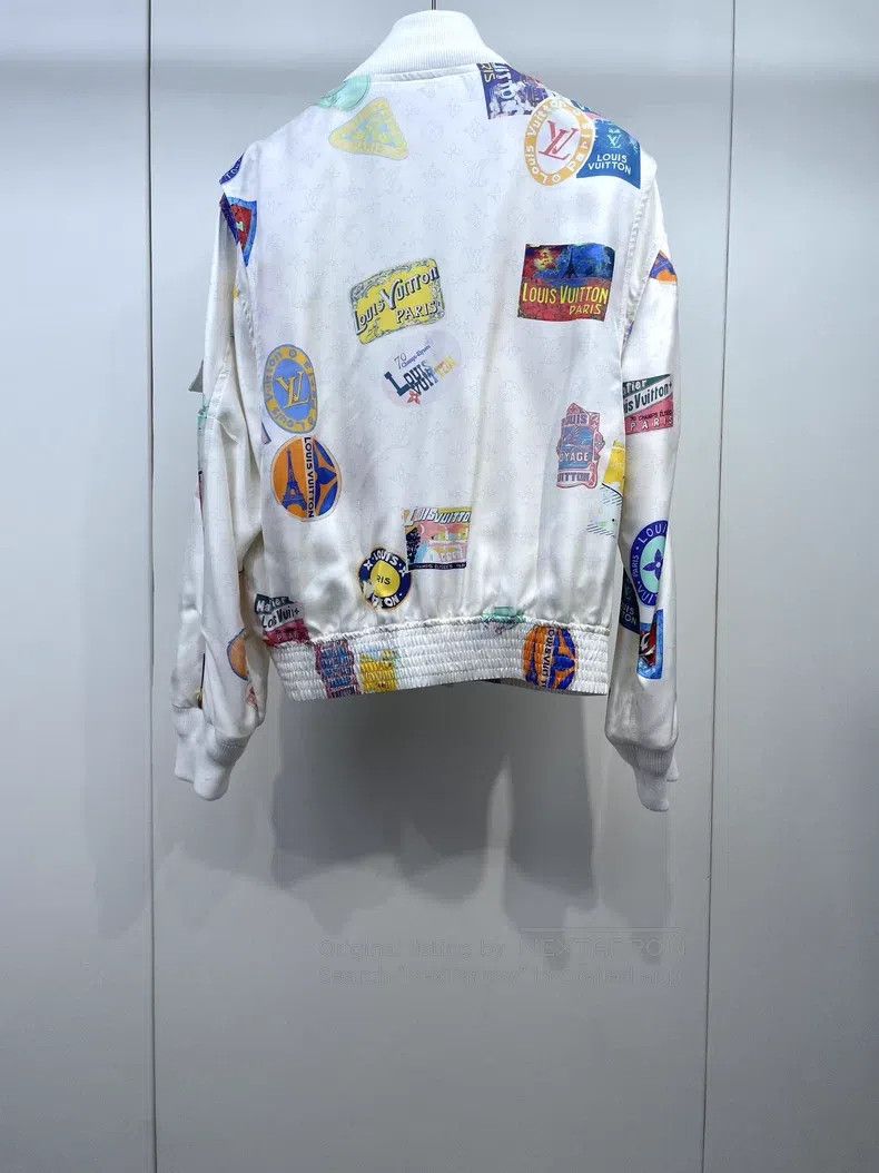 Louis Vuitton Louis Vuitton Flying Seal Silk Jacket Size XXS / US 00 / IT 34 - 3 Thumbnail