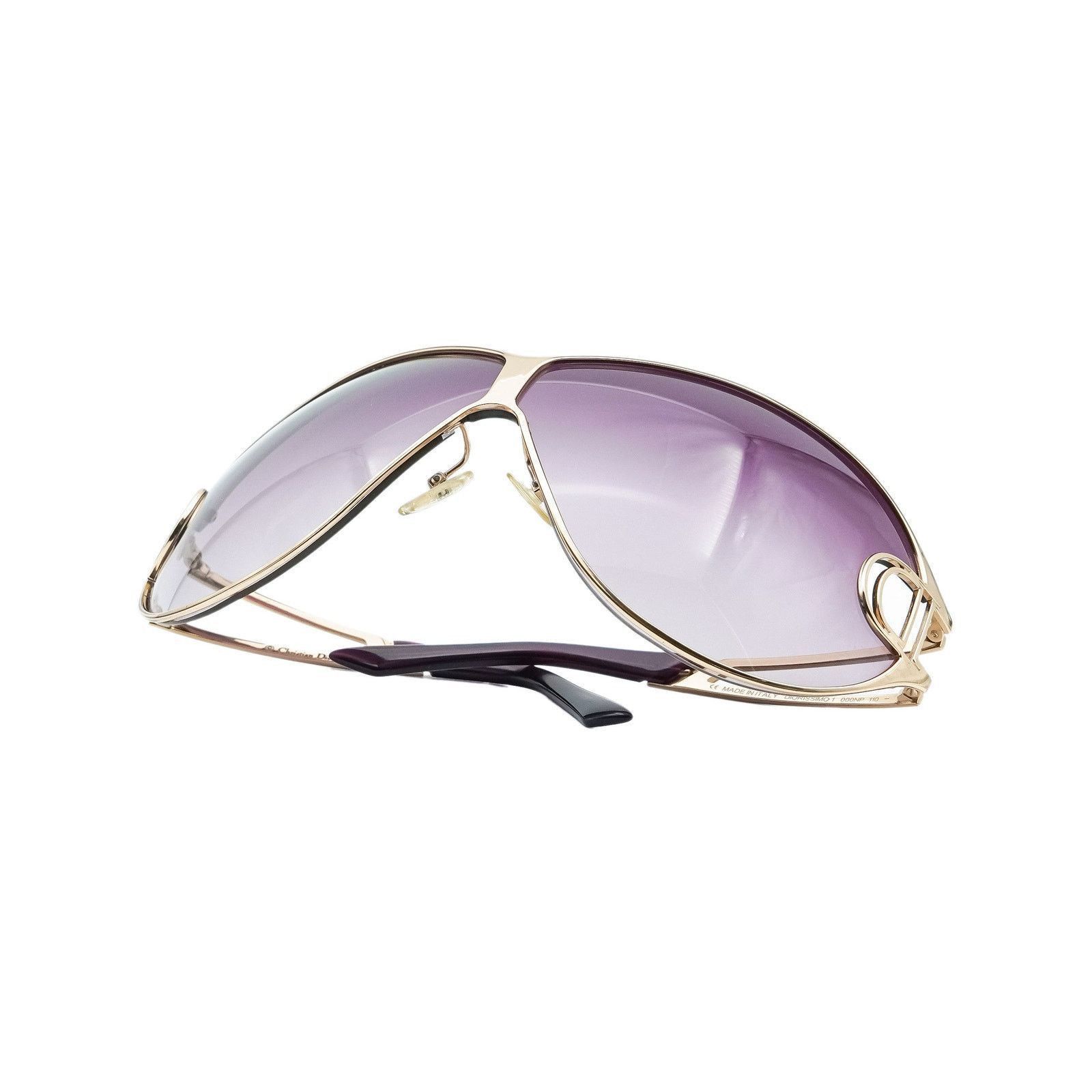 Dior Vintage Dior Diorissimo 1 D Logo Gradient Shield Sunglasses Size ONE SIZE - 9 Thumbnail