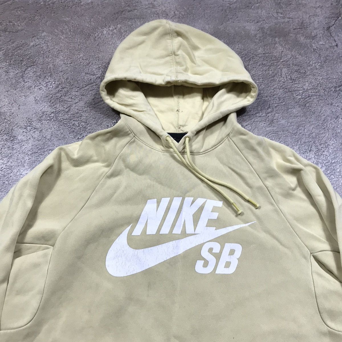 Vintage Vintage Nike SB Hoodie Cream Skate Streetwear Y2K Relaxed L Size US L / EU 52-54 / 3 - 3 Thumbnail