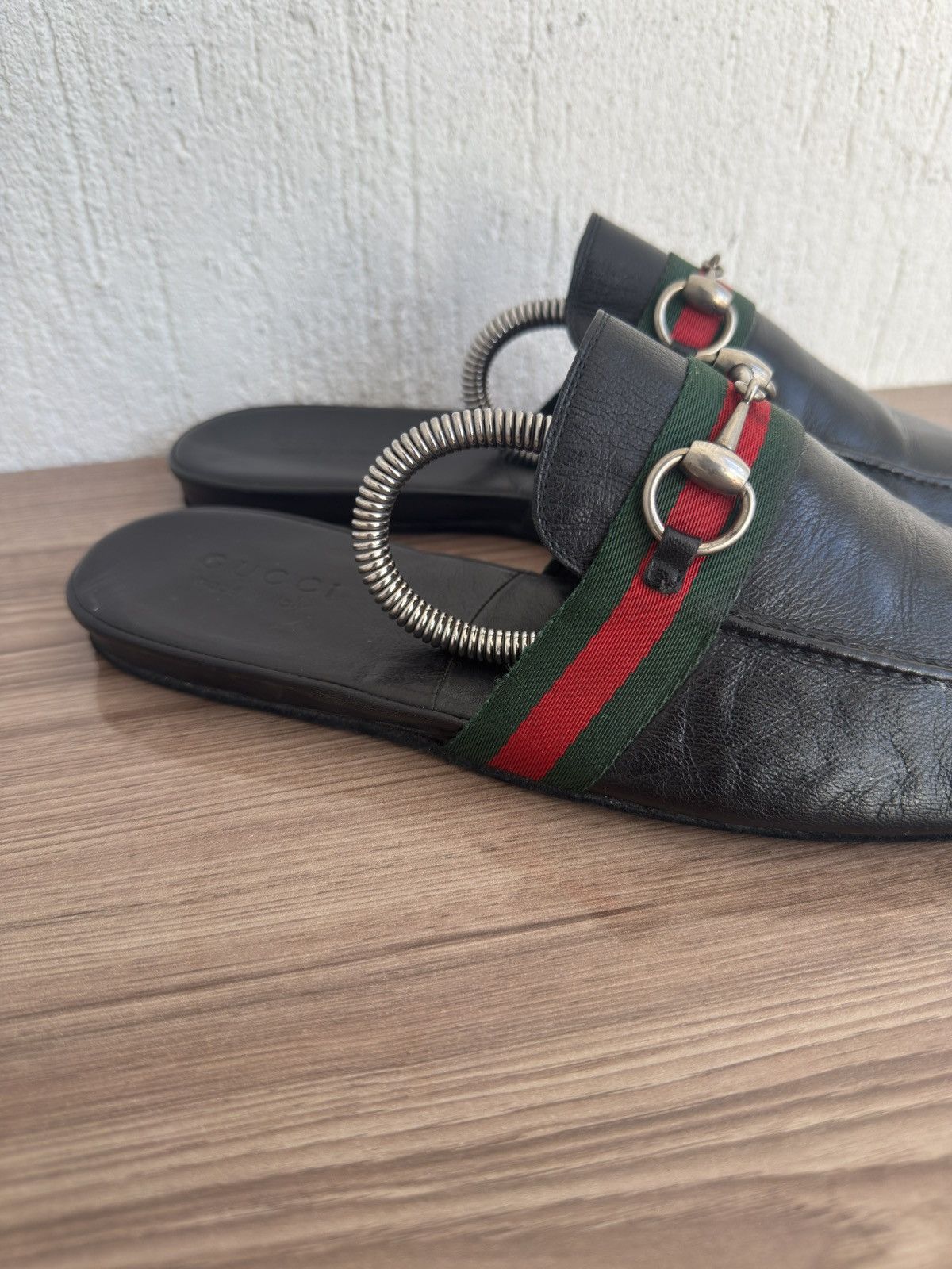 Gucci Princetown horsebit web Sandals Size US 8 / EU 41 - 8 Thumbnail