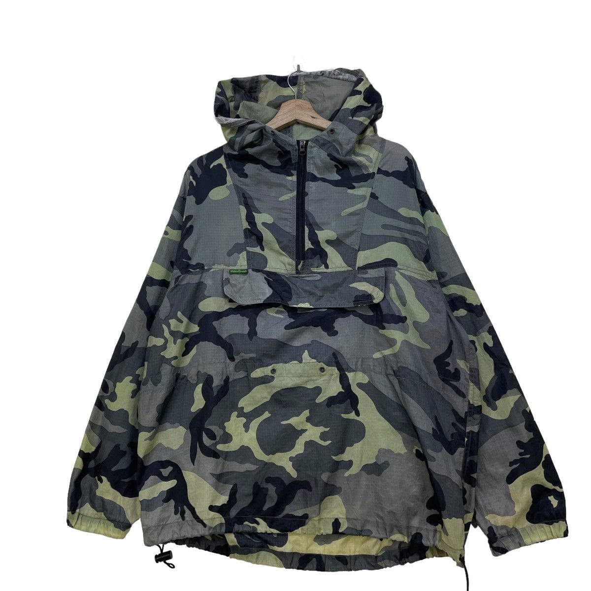 Japanese Brand Japanese Brand Even River Camo Anorak Light Jacket Size US L / EU 52-54 / 3 - 1 Thumbnail