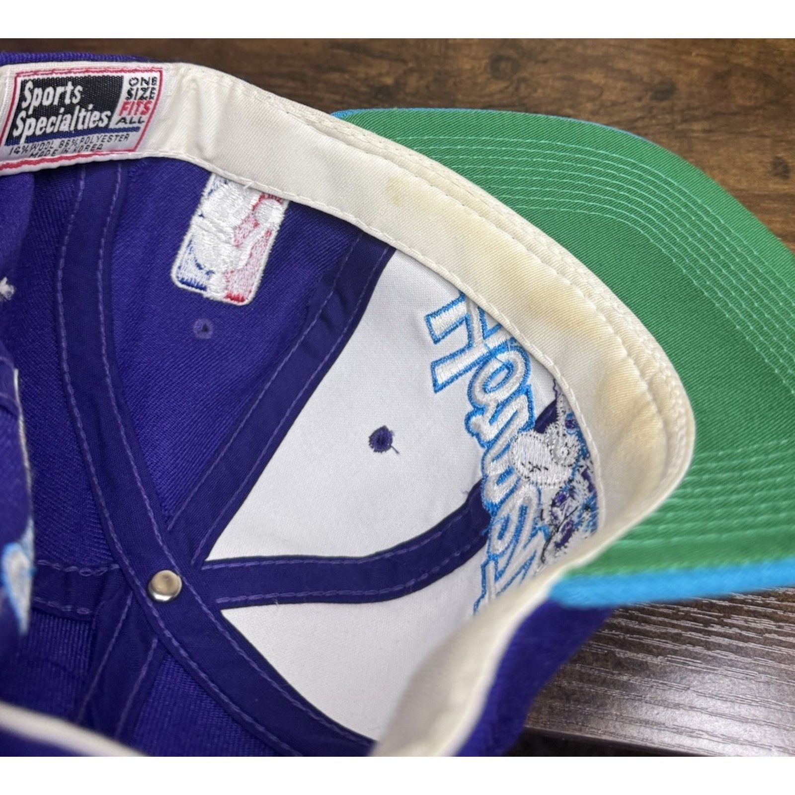 Sports Specialties VTG Charlotte Hornets Sports Specialties NBA Wool Hat Cap Size ONE SIZE - 9 Thumbnail