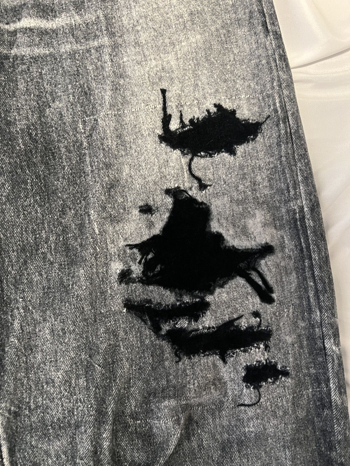 Balenciaga Balenciaga Trompe L'oeil Sweatpants Black/ Grey Sz. S Size US 30 / EU 46 - 3 Thumbnail