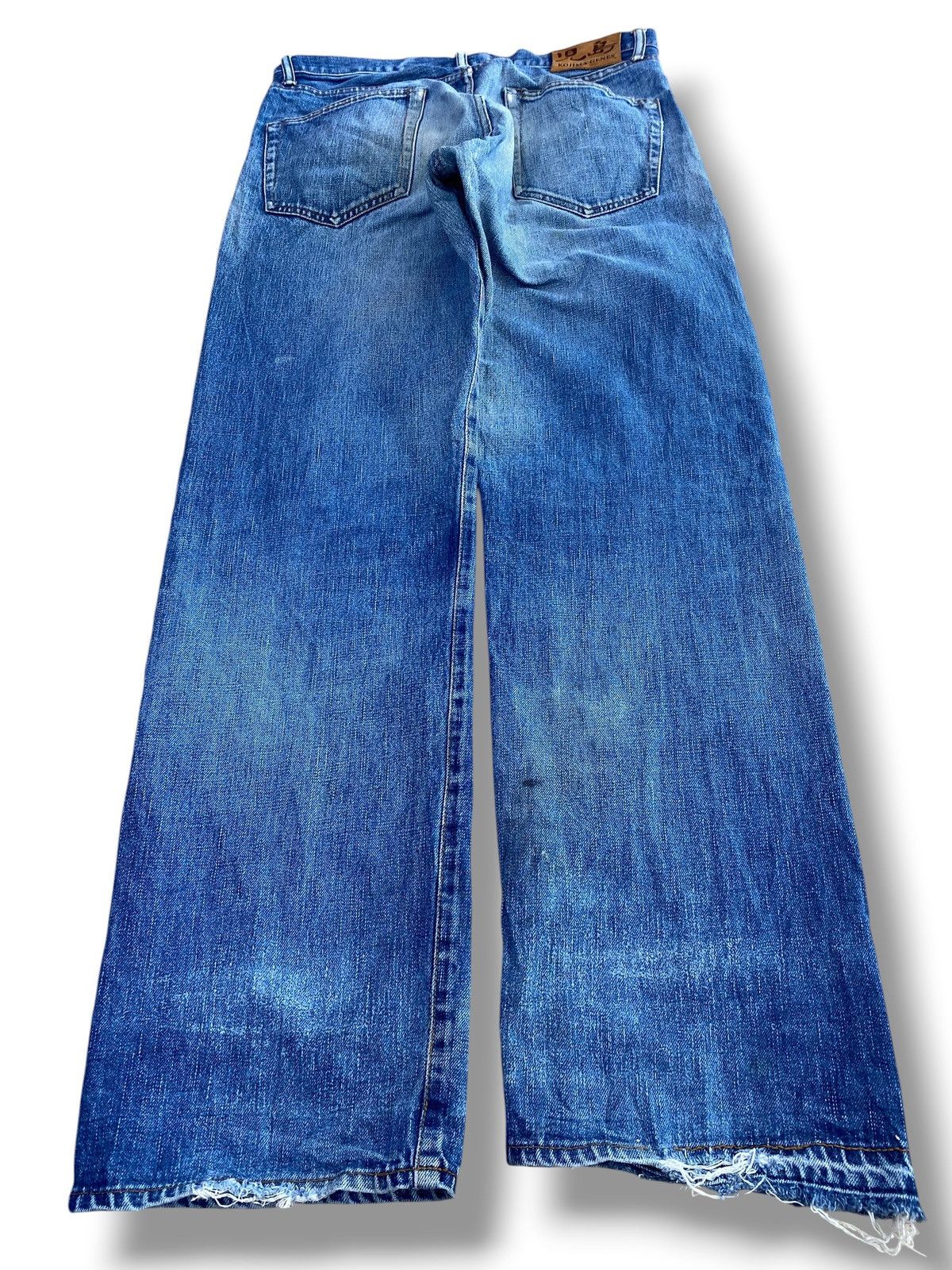 KOJIMA GENES Kojima Genes Faded Wash Ripped Style Selvedge Jeans Size US 32 / EU 48 - 3 Thumbnail