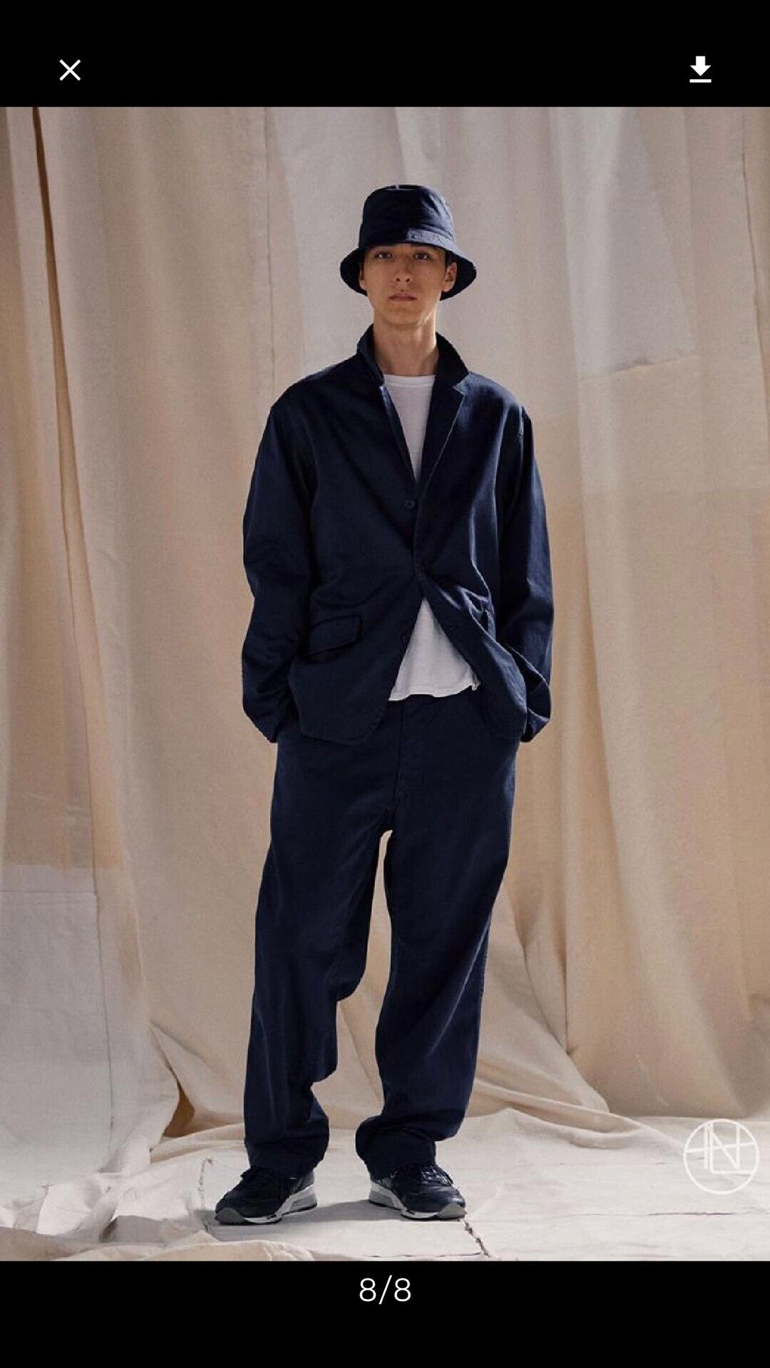 Nanamica Navy Blue Cap with Tag