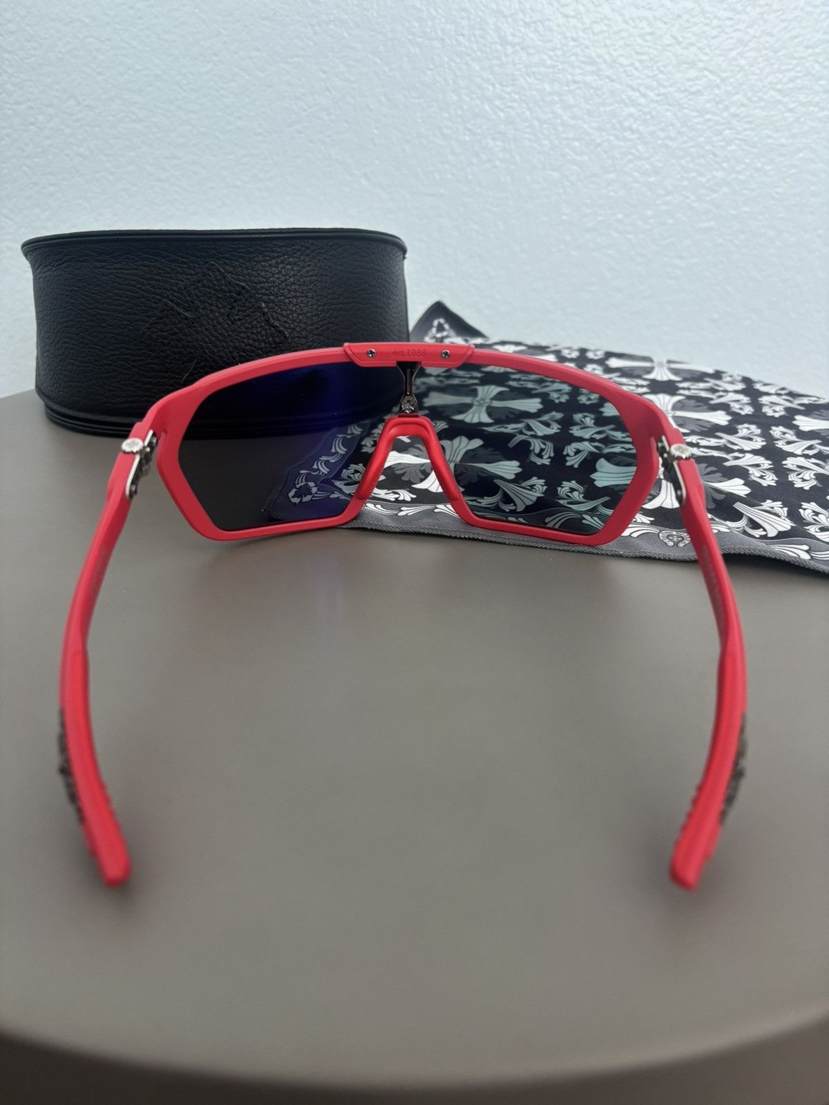 Chrome Hearts U CNT SEE ME STEEZY RED CHROME HEARTS SUNGLASSES Size ONE SIZE - 4 Thumbnail