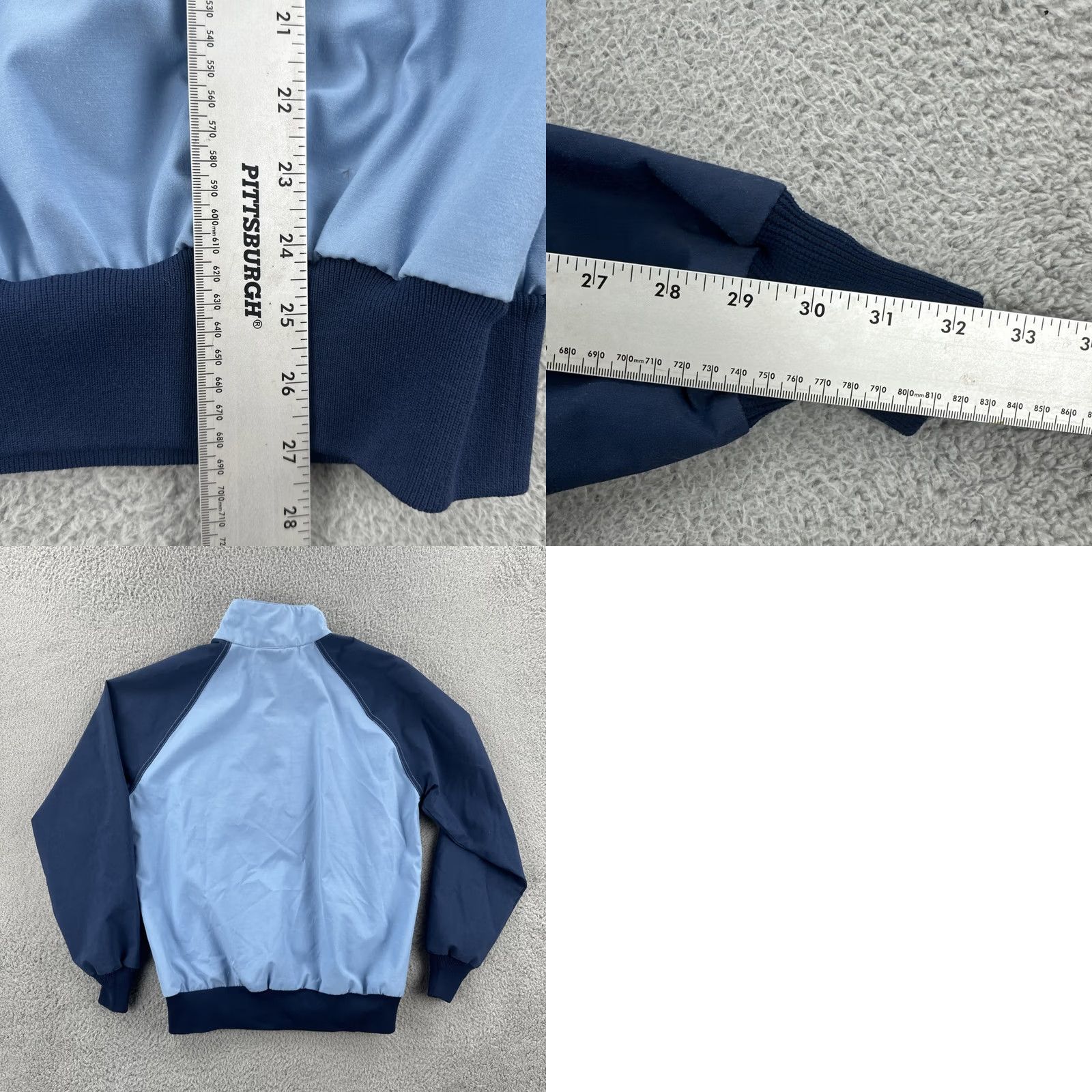 Vintage VINTAGE Alti Of Santa Fe Mens L Two Tone Blue Raglan 1/4 Zip Ski Jacket 80s USA Made Size US L / EU 52-54 / 3 - 9 Thumbnail