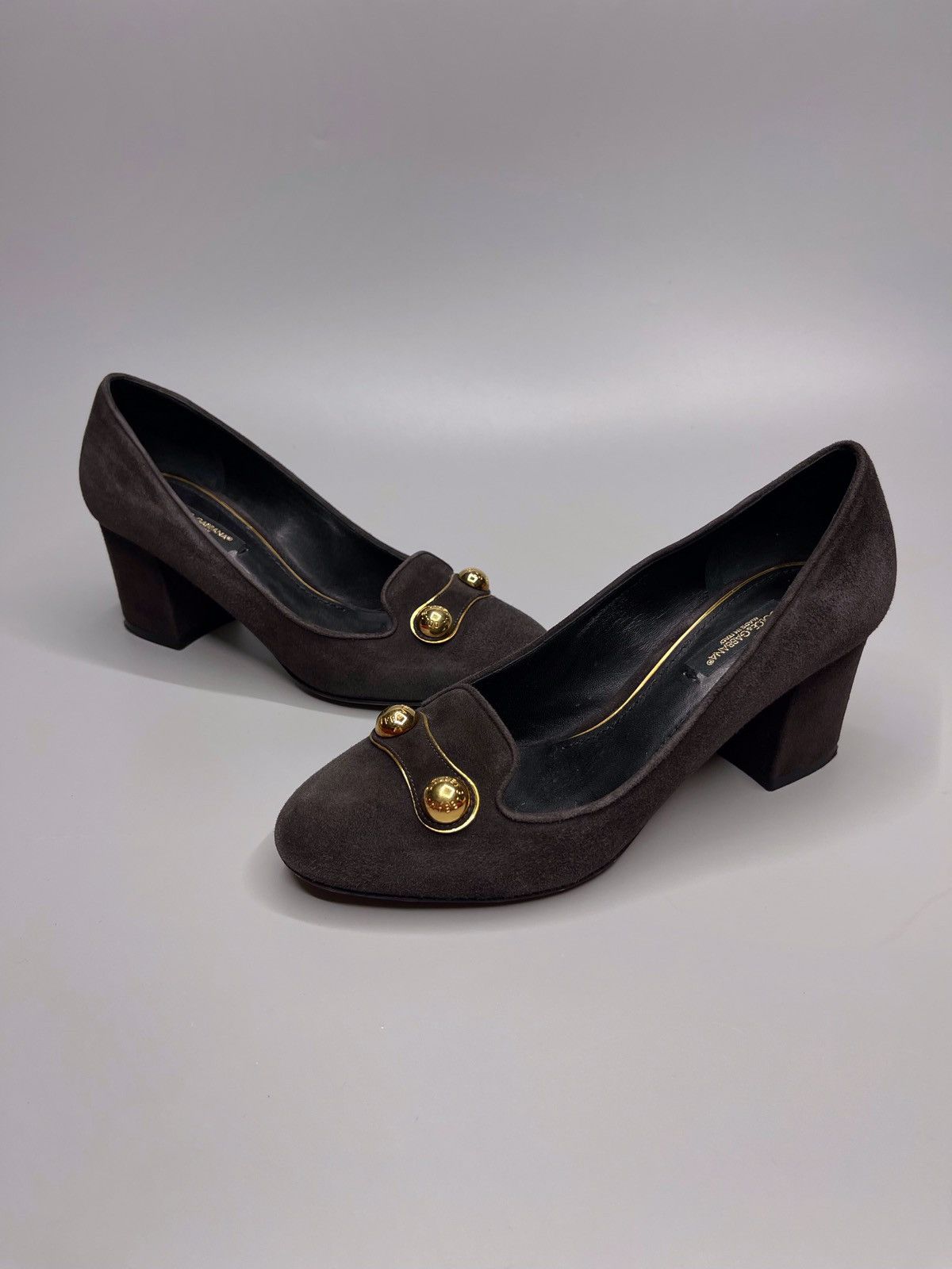 Dolce & Gabbana Rare Dolce Gabbana Suede Heels Size US 6 / IT 36 - 3 Thumbnail