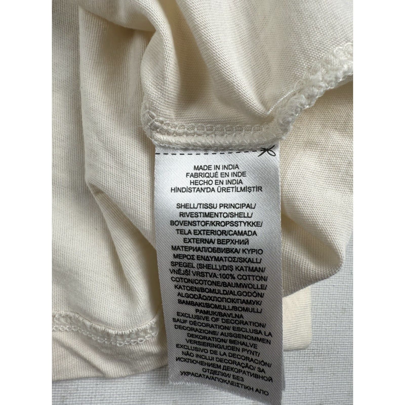 Ralph Lauren Ralph Lauren Blouse Women 2XL Short Sleeve Cream Crochet Travel Womens Size XXL / US 16-18 / IT 52-54 - 3 Thumbnail