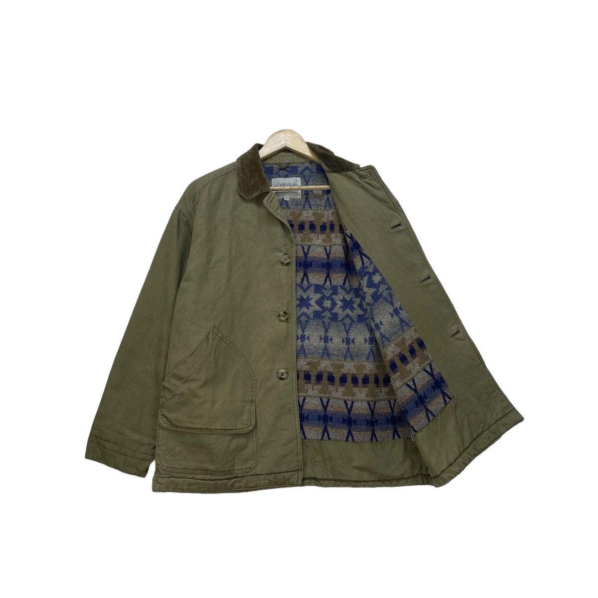Hunter × Vintage 💥Vintage Lincoln Workwer Chore Printed Lining Warm Jacket Size US M / EU 48-50 / 2 - 2 Thumbnail