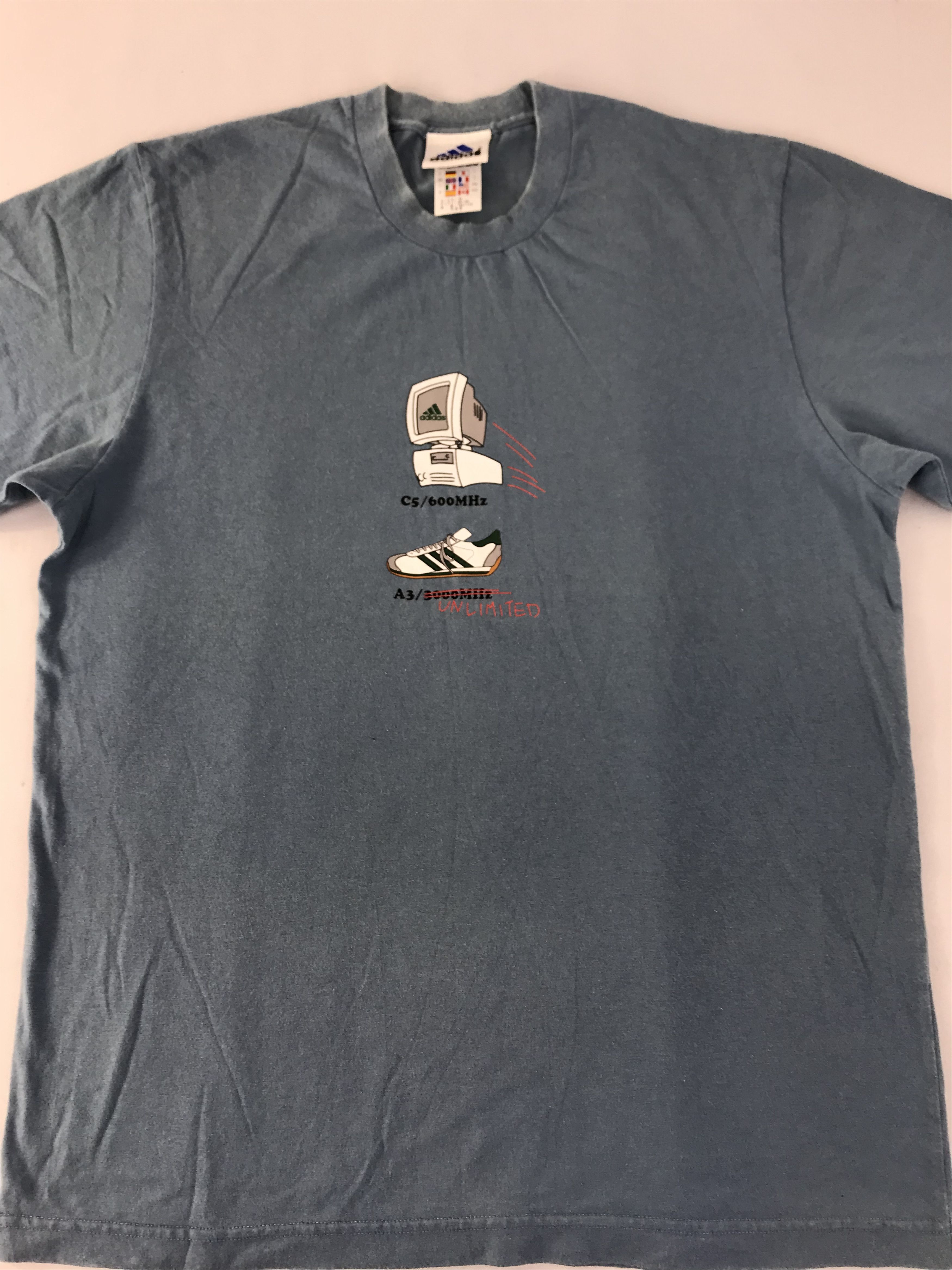 Nike 90s Adidas Athletic A3 Unlimited Sportswear Printed Tee Size US M / EU 48-50 / 2 - 2 Thumbnail