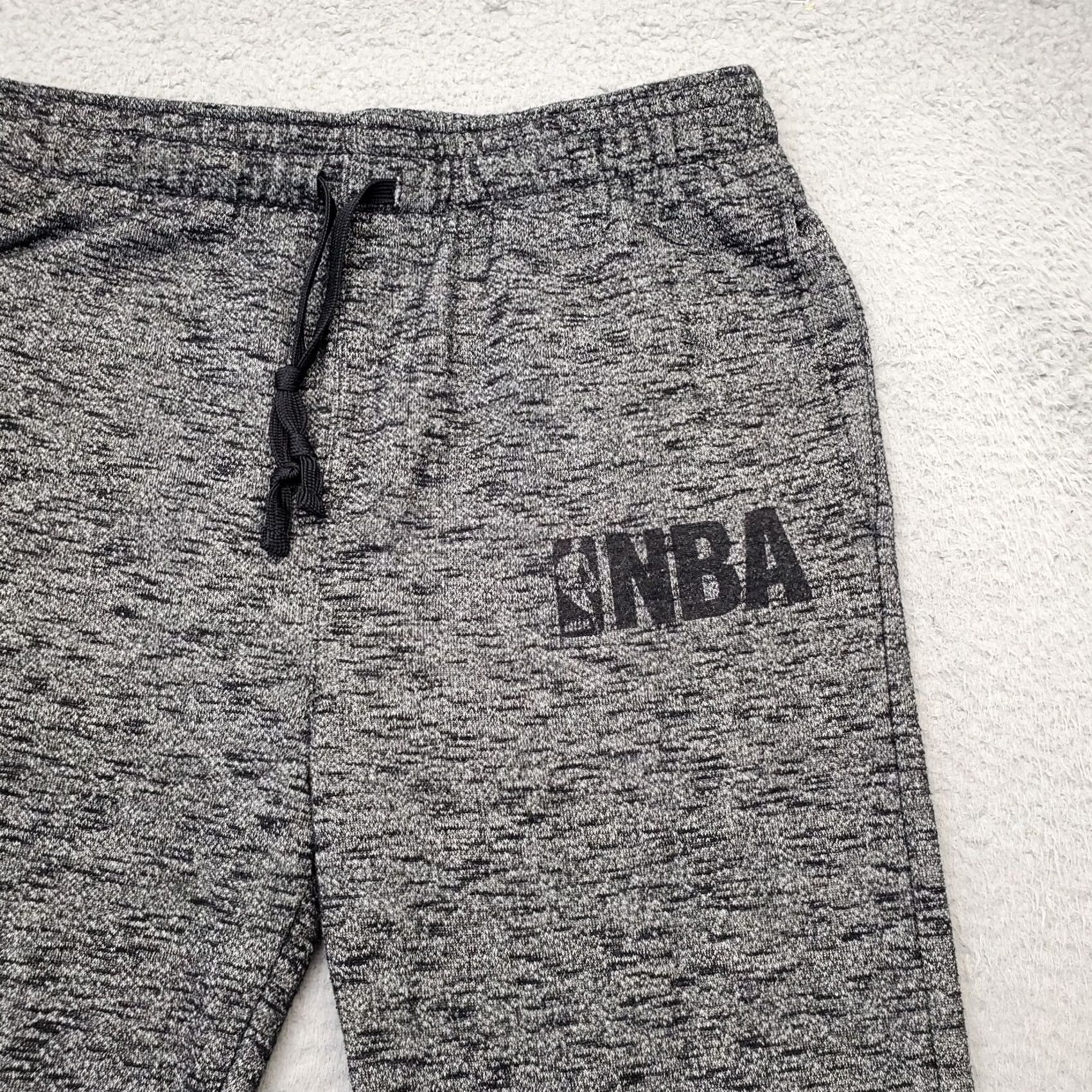 NBA NBA Sweatpants Mens L Space Dye Stretch Tapered Drawstring Waist Regular 31.5in Waist Multicolor Shorts? Size US 33 - 3 Thumbnail