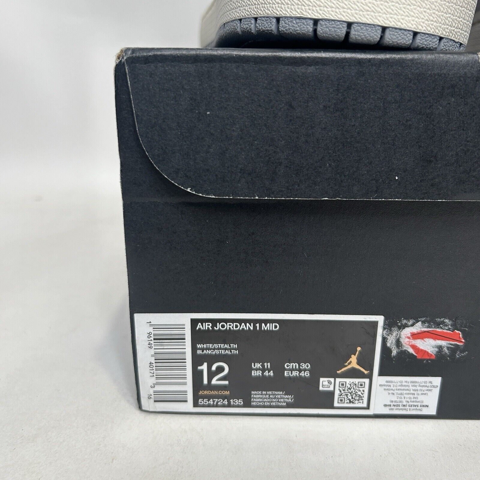 Nike Nike Air Jordan 1 Mid Retro “Neutral Grey” 2024 Size US 12 / EU 45 - 5 Thumbnail