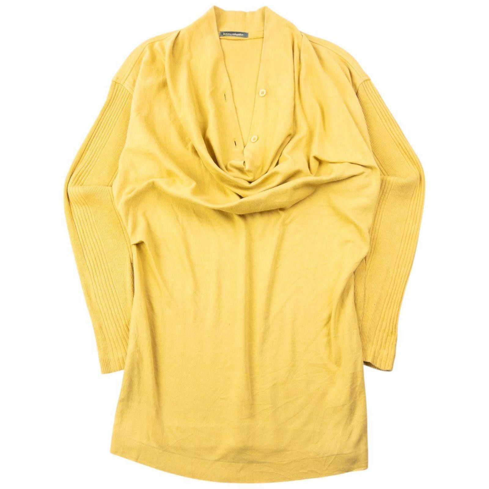 Issey Miyake Vintage 80s Issey Miyake Button Draped Jumper Womens Size M Size M / US 6-8 / IT 42-44 - 2 Thumbnail