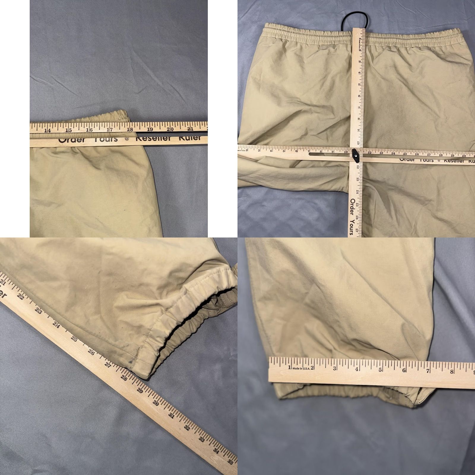 Rains VINTAGE Sportif Gore-Tex Pants Mens M Beige Waterproof Rain Hiking 90s Size US 31 - 8 Thumbnail