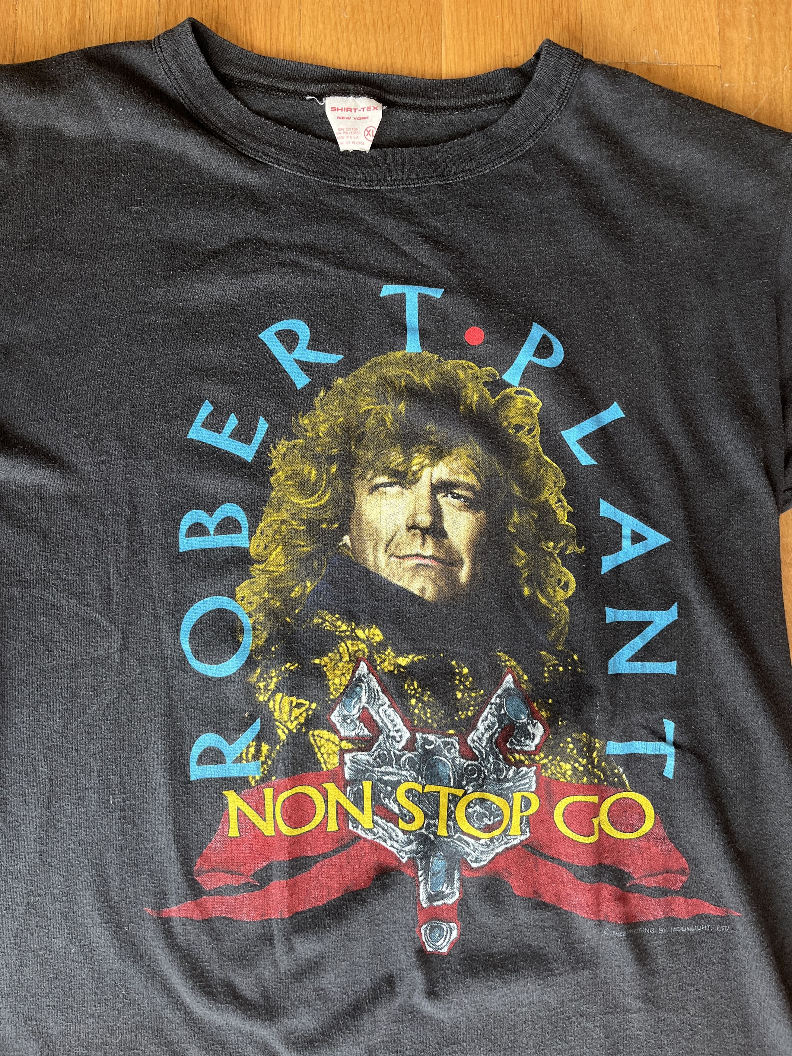 Band Tees Vintage 1988 Robert Plant Non Stop Tour Shirt Size US M / EU 48-50 / 2 - 2 Thumbnail