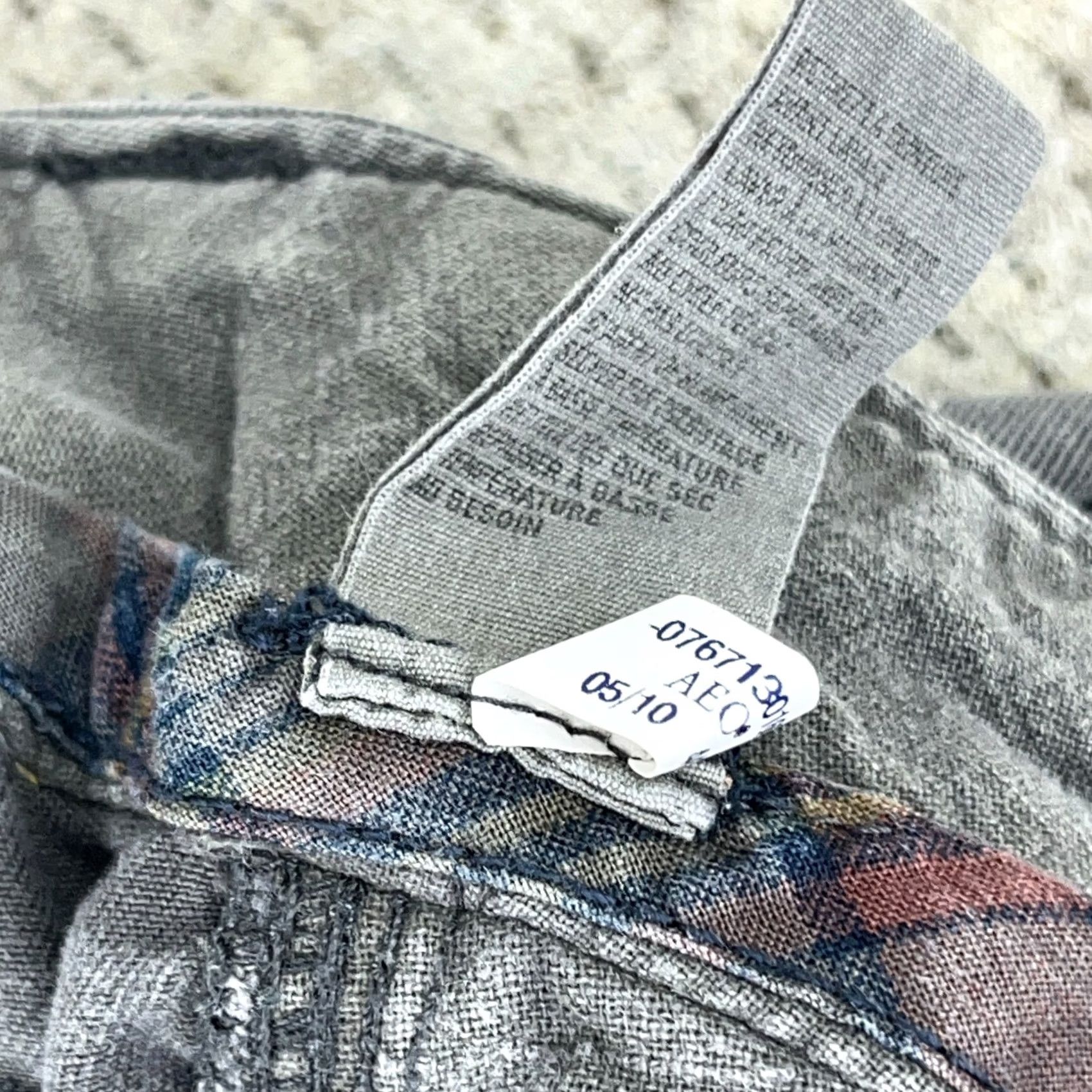 American Eagle Outfitters VINTAGE American Eagle Shorts Men 34 Gray Y2K Chino Loose Baggy Faded Skate Size US 34 / EU 50 - 6 Thumbnail