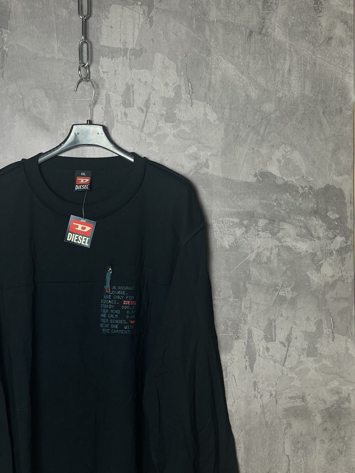 Diesel × Vintage Diesel Long Sleeve Avant Garde Streetwear Style XXL Size US XXL / EU 58 / 5 - 4 Thumbnail