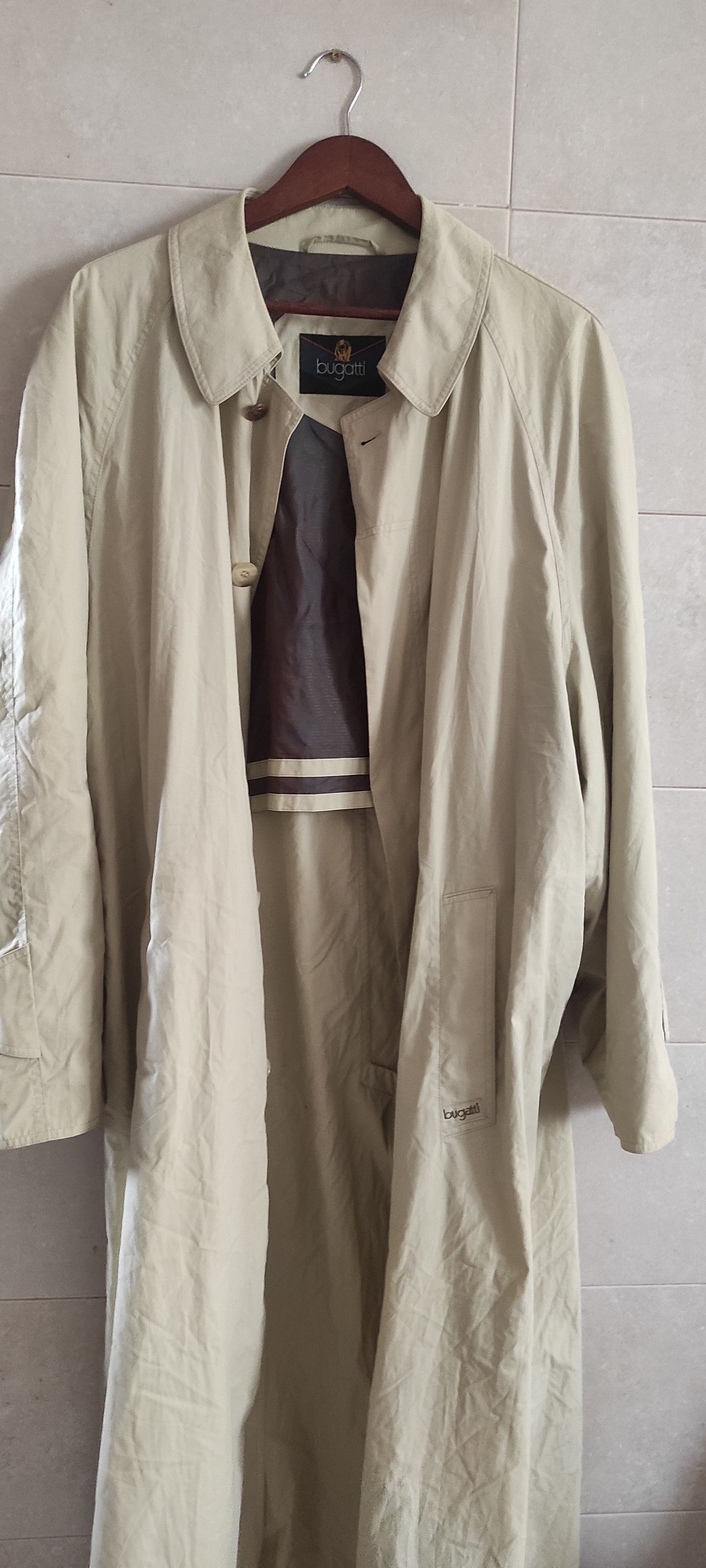 Bugatti × Vintage Bugatti Trench Coat Regular Rain Coat Classic Cotton Blend Size US XL / EU 56 / 4 - 17 Thumbnail