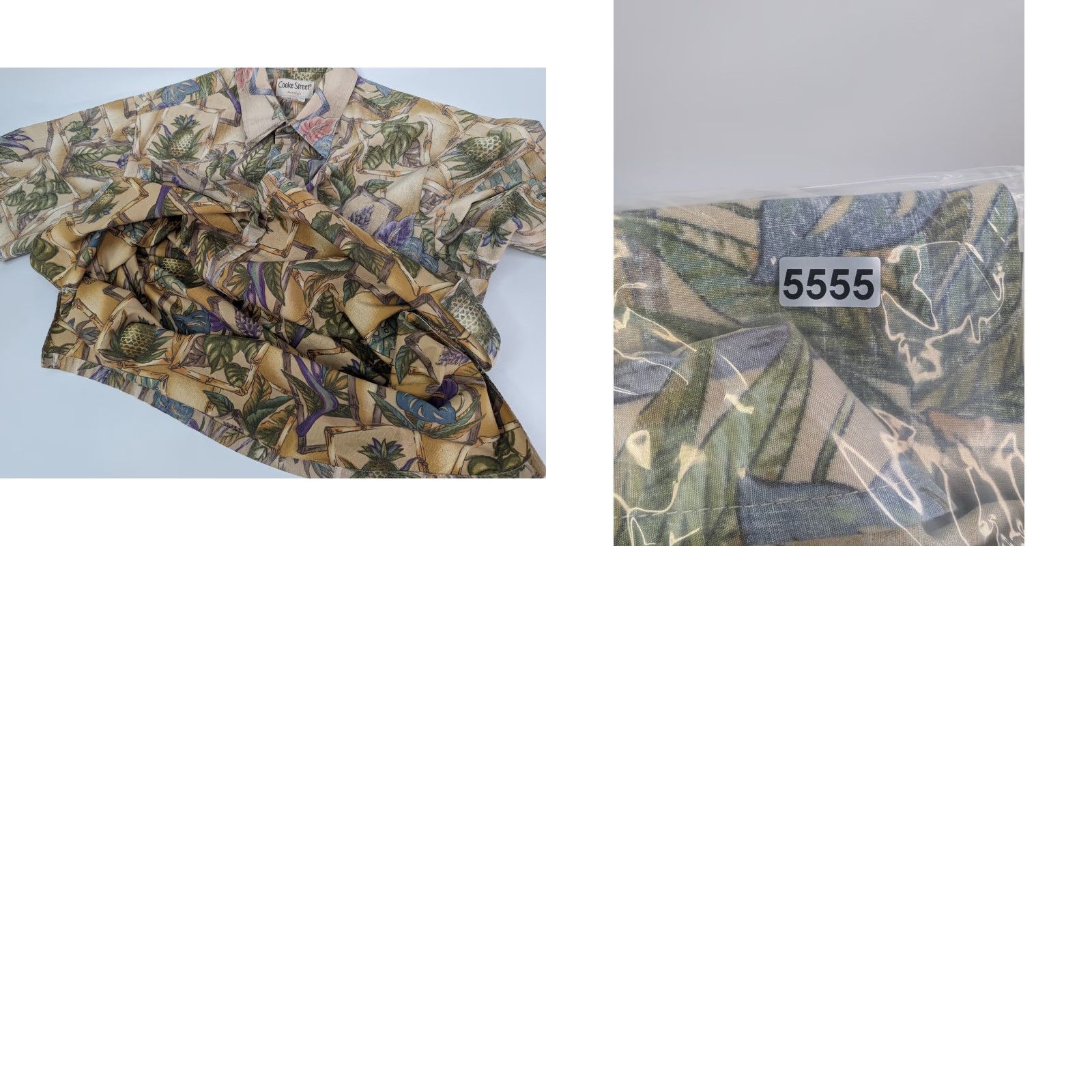 ALOHAS Vtg Cooke Street Mens Hawaiian Floral Aloha Button Short Sleeve Cotton Shirt Size US L / EU 52-54 / 3 - 8 Thumbnail
