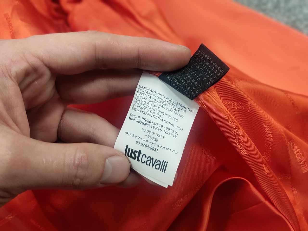 Just Cavalli Just Cavalli Italy One Button Orange satin Blazer Jacket Size S / US 4 / IT 40 - 17 Thumbnail
