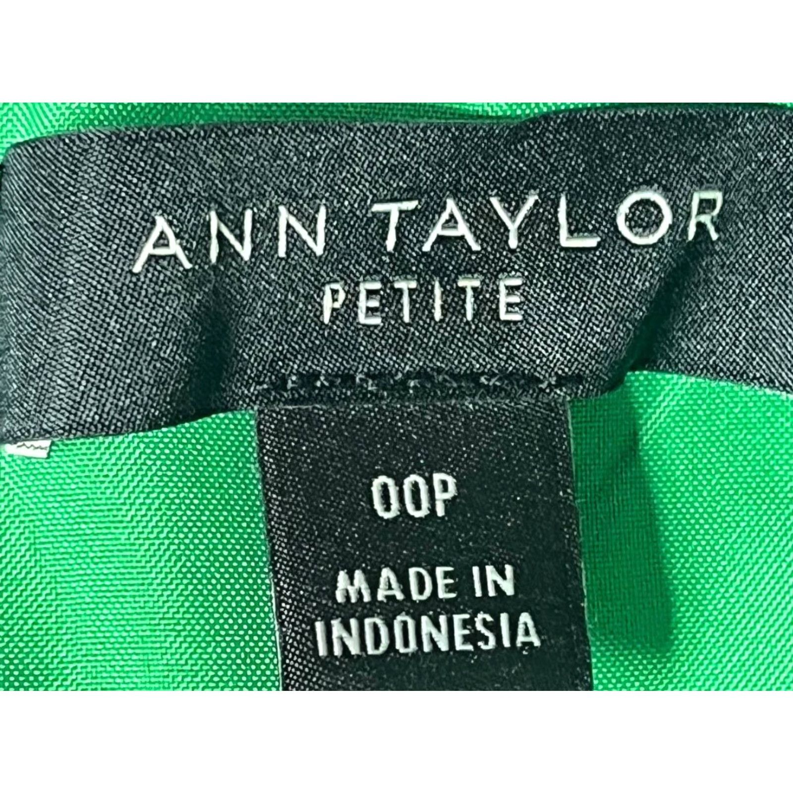Ann Taylor Ann Taylor Skirt 00P Teal Floral Lined Zip Back NWT Petite Women Short Pencil Linen Blend Pattern Flower Vintage No? Size 24" / US 00 / IT 34 - 6 Thumbnail