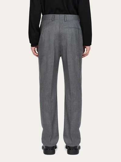 Salvatore Ferragamo o1s1rm0226 Tailored Pant in Grey Size US 30 / EU 46 - 4 Thumbnail