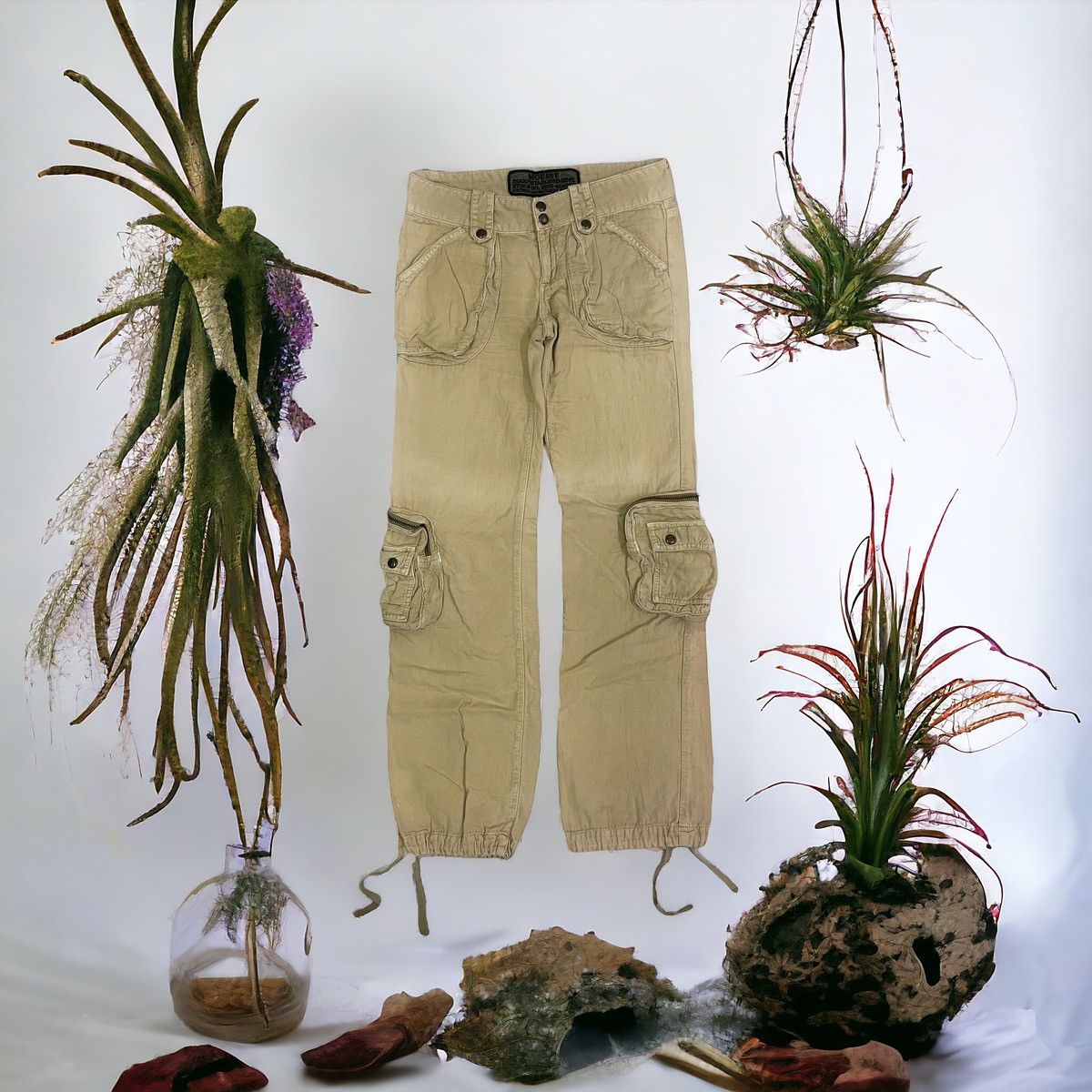image of Archival Clothing x Avant Garde maxa Real Fullziper Pocket Bondage Jp in Brown (Size 29)