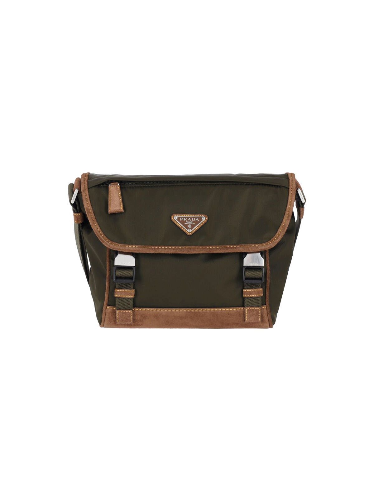 Prada Medium Logo Crossbody Bag, Men's