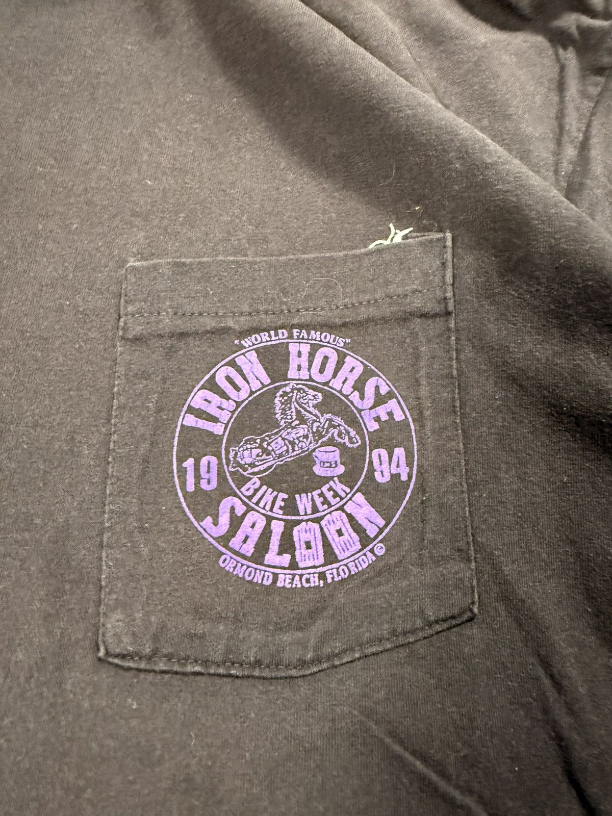Vintage Vintage Iron Horse Biker Lightning Tee Size US XL / EU 56 / 4 - 6 Thumbnail