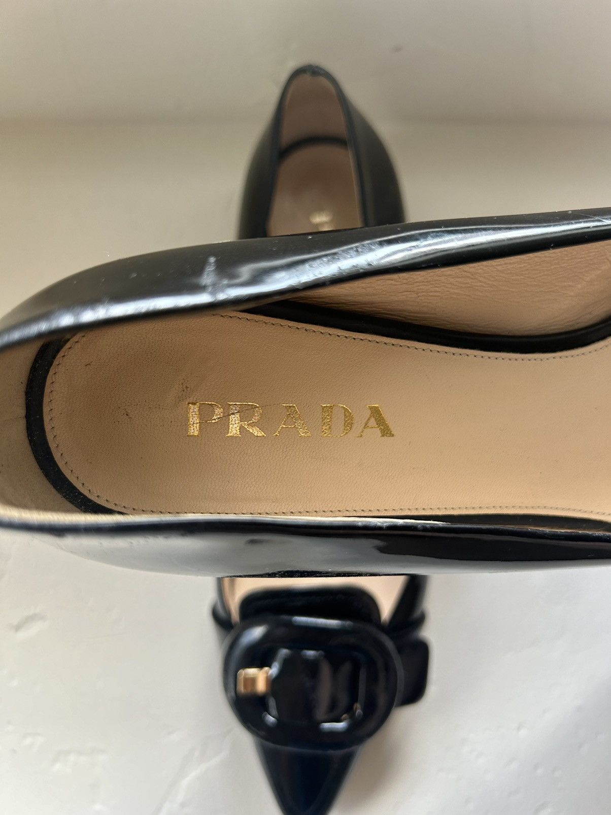 Prada Prada Buckle Mini Heels Size US 7.5 / IT 37.5 - 6 Thumbnail