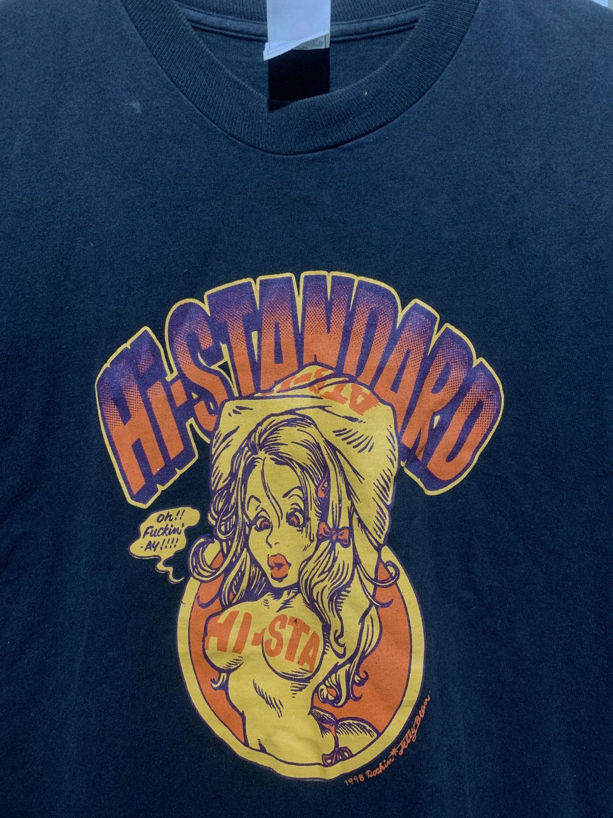Band Tees Vintage 90s Hi-Standard Art By Rockin Jelly Bean Band Tee Size US S / EU 44-46 / 1 - 5 Thumbnail