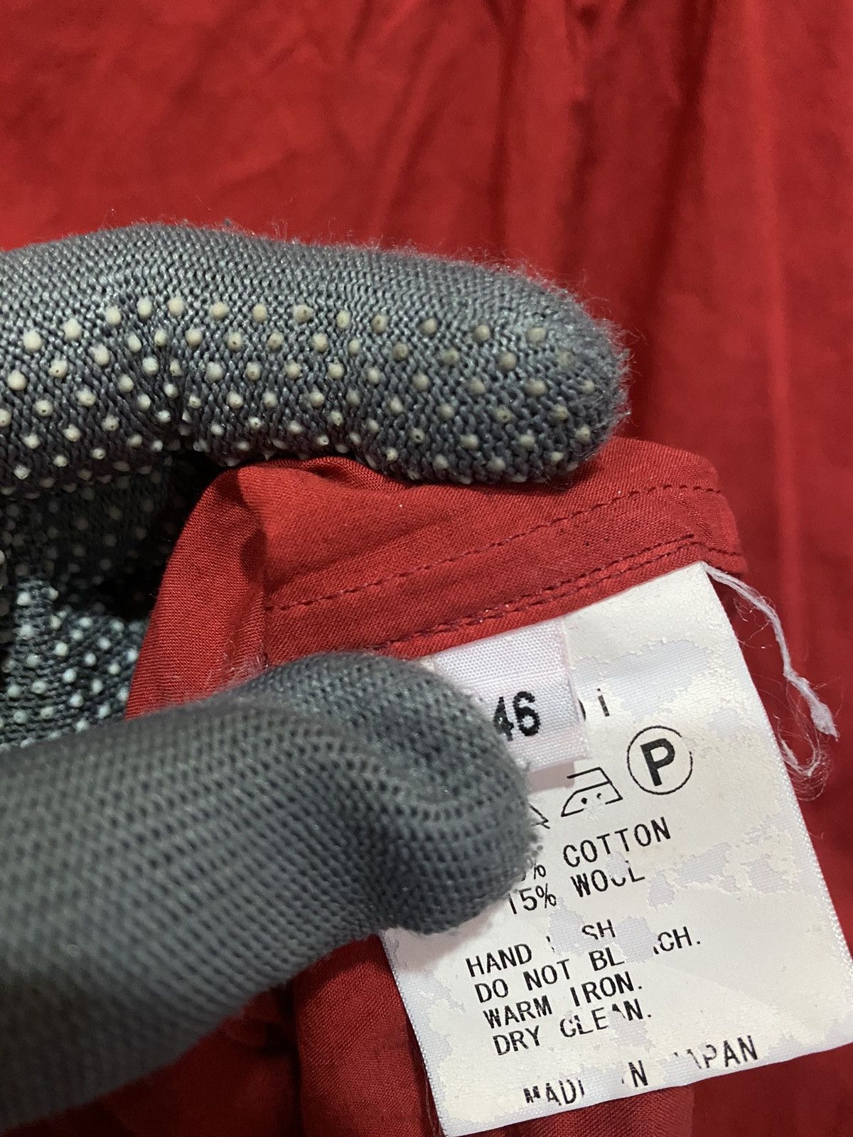 FACTOTUM VINTAGE FACTOTUM RED SHIRT MADE IN JAPAN 90S COTTON-WOOL Size US S / EU 44-46 / 1 - 8 Thumbnail
