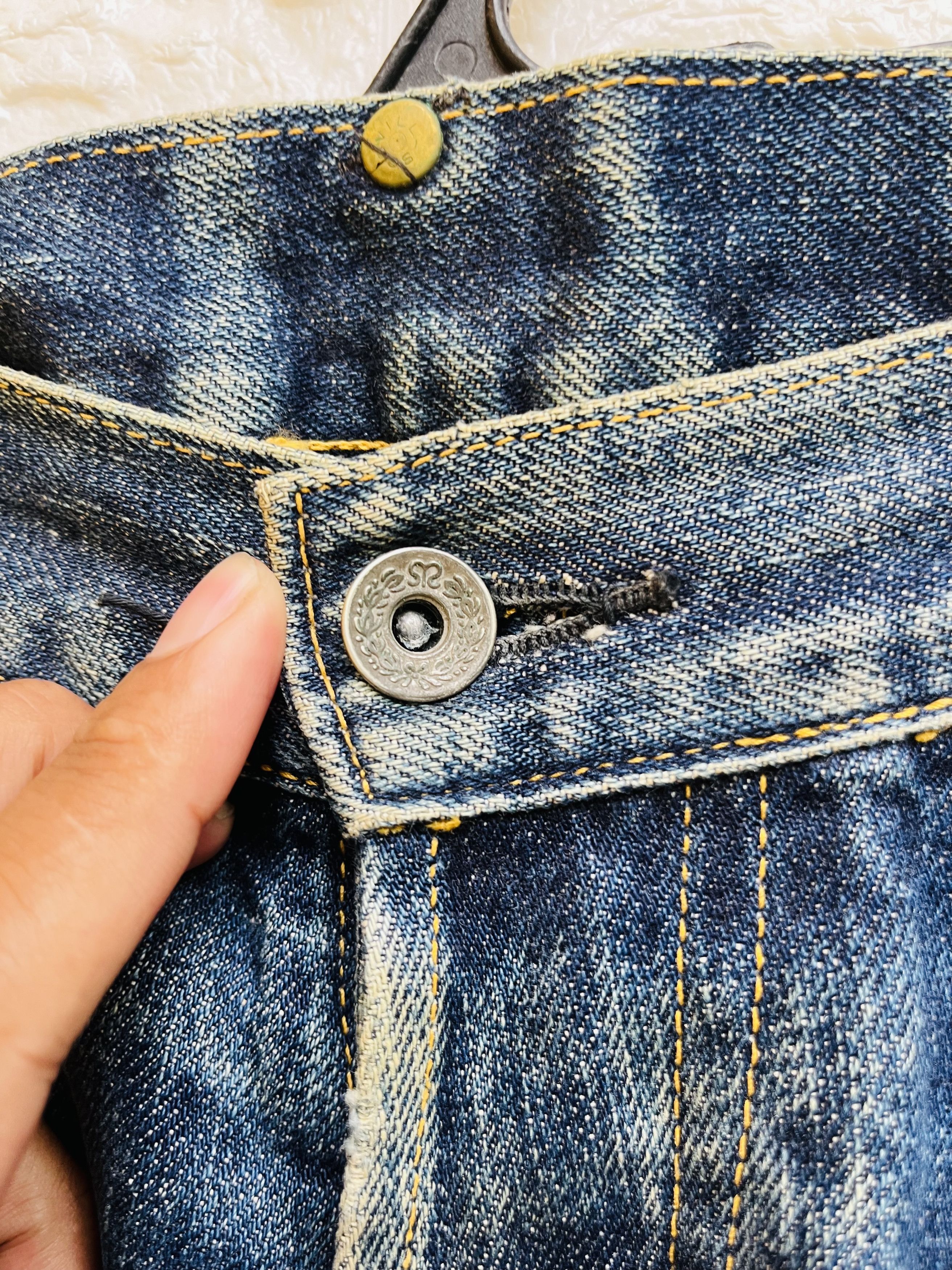Japanese Brand × Vintage Vintage 90s Evis Evisu Japanese Designer Fashion Style Size US 34 / EU 50 - 6 Thumbnail