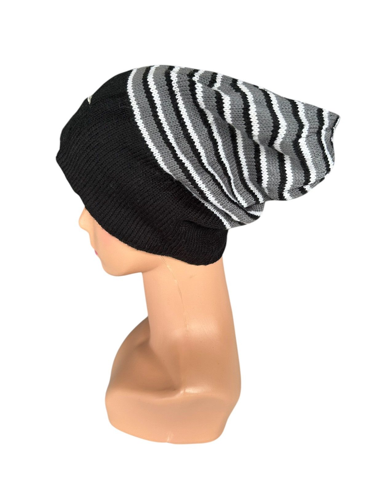 Japanese Brand × Kapital × Vintage Stripe Vintage Piko Beanie Hats Size ONE SIZE - 4 Thumbnail