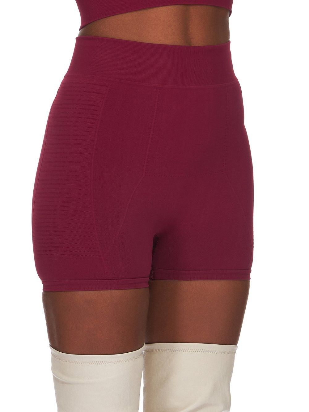Rick Owens o1y0126 Short in Burgundy Size 27" / US 4 / IT 40 - 4 Thumbnail
